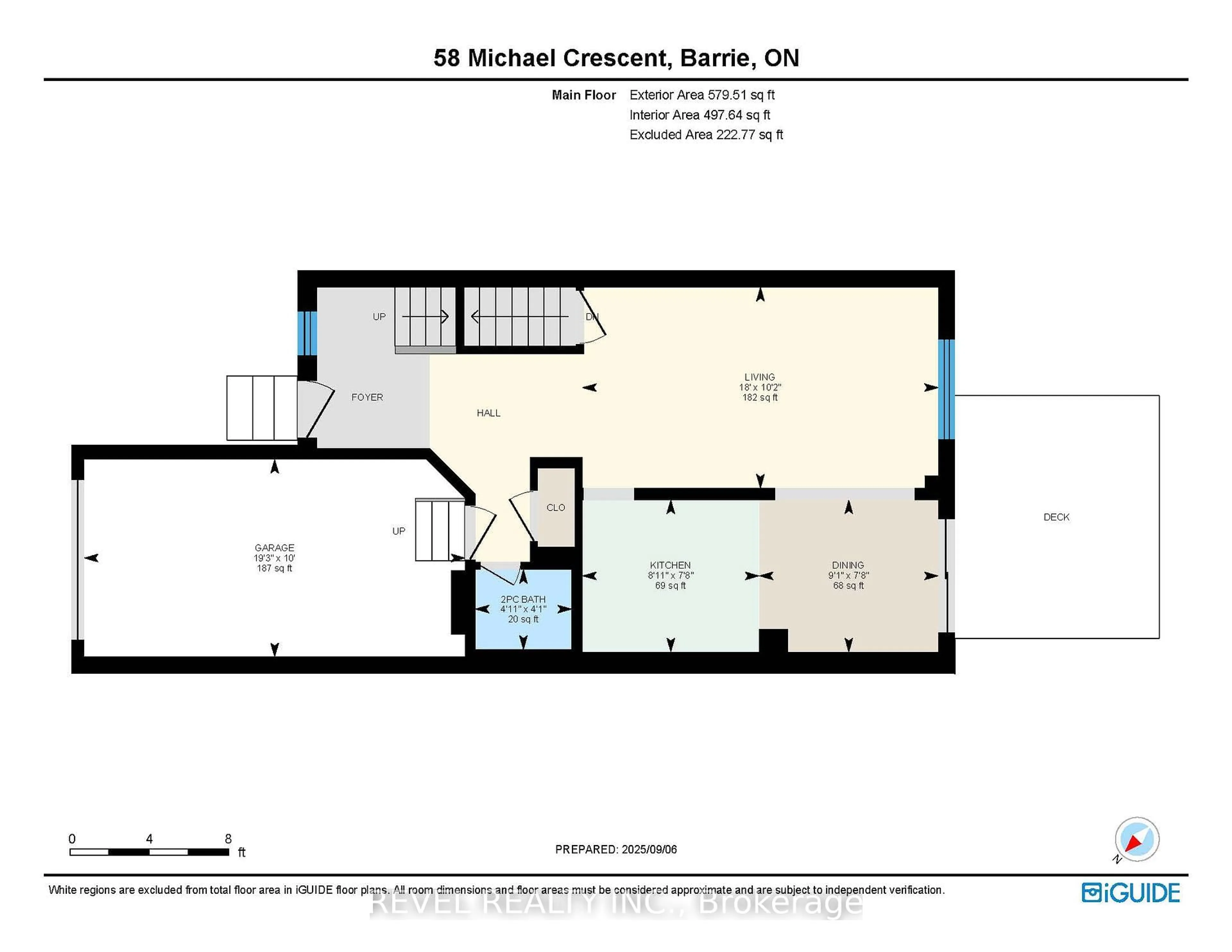 Floor plan for 58 Michael Cres, Barrie Ontario L4M 6Z2