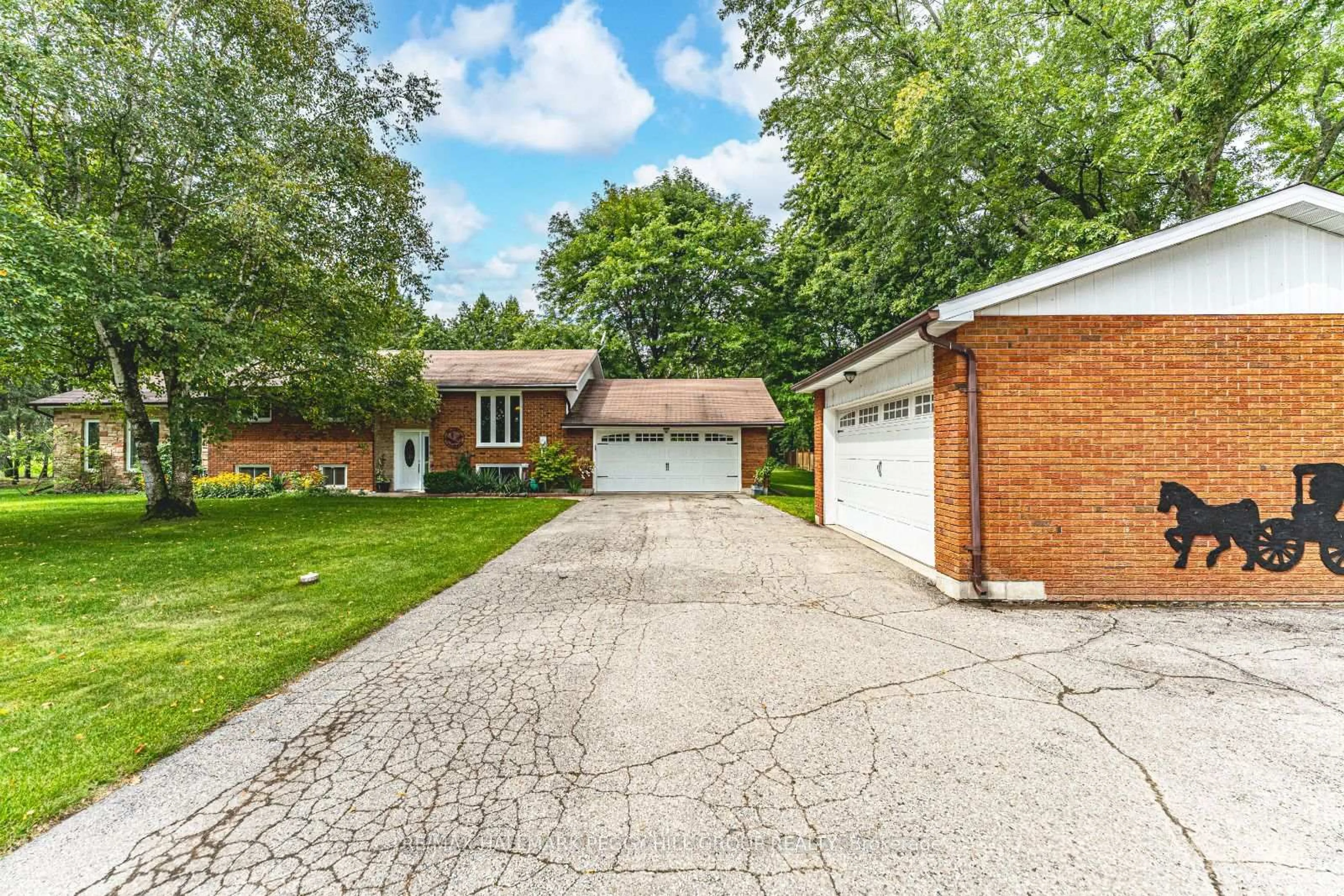 Home with brick exterior material, street for 2946 Hogback Rd, Clearview Ontario L0M 1N0