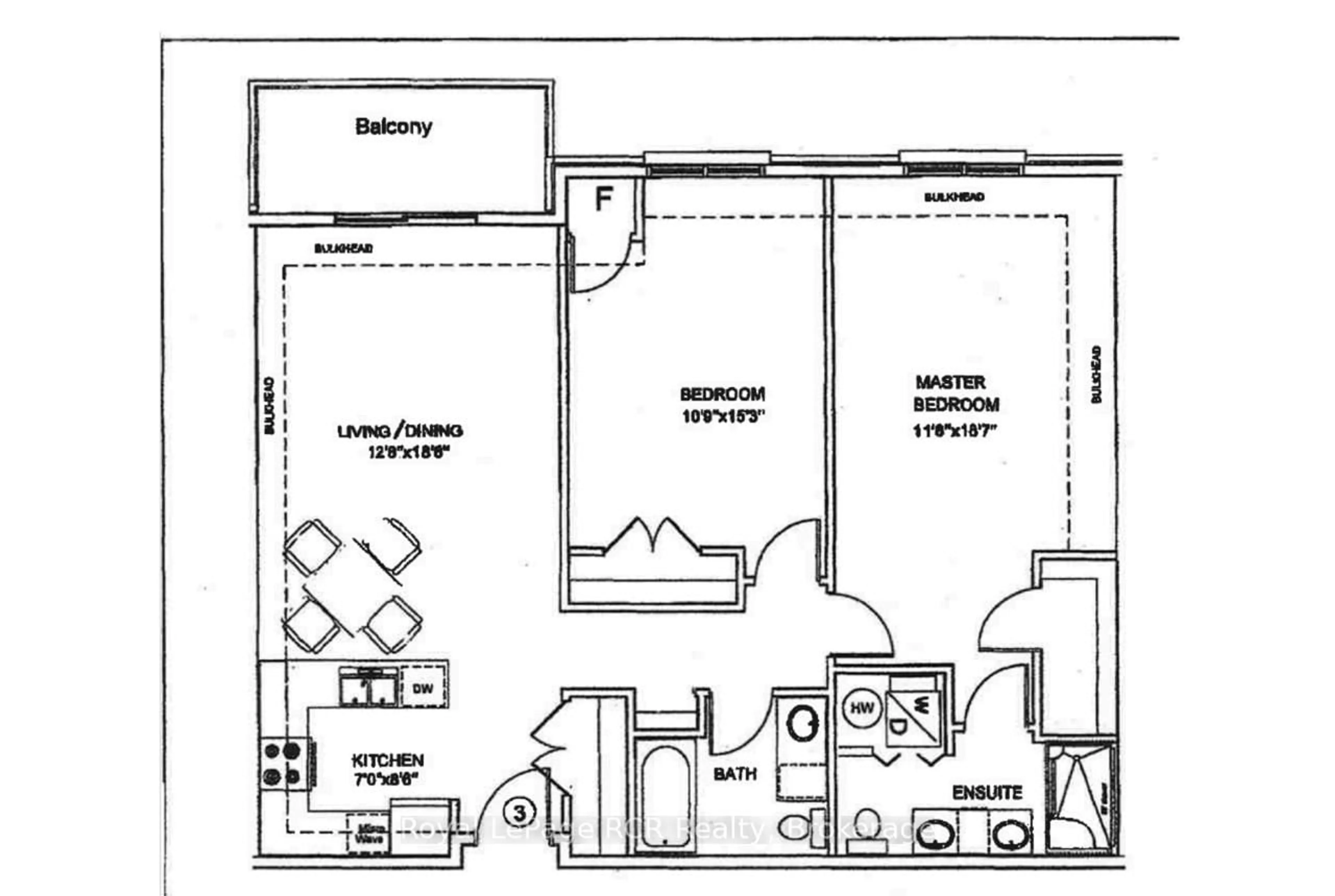Floor plan for 91 RAGLAN St #215, Collingwood Ontario L9Y 0B2