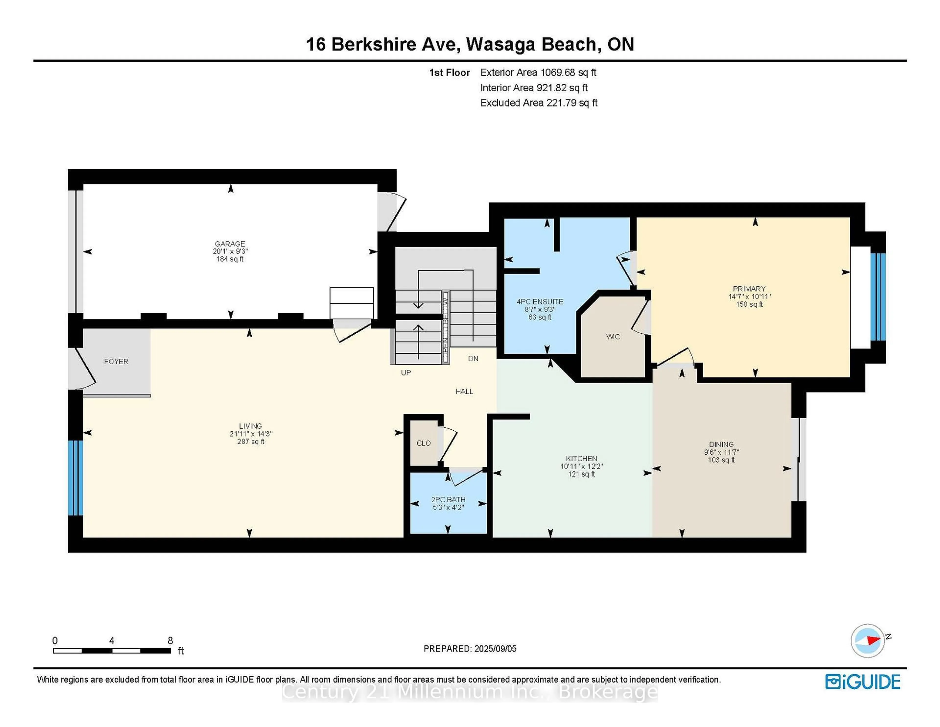 Floor plan for 16 BERKSHIRE Ave, Wasaga Beach Ontario L9Z 2X2
