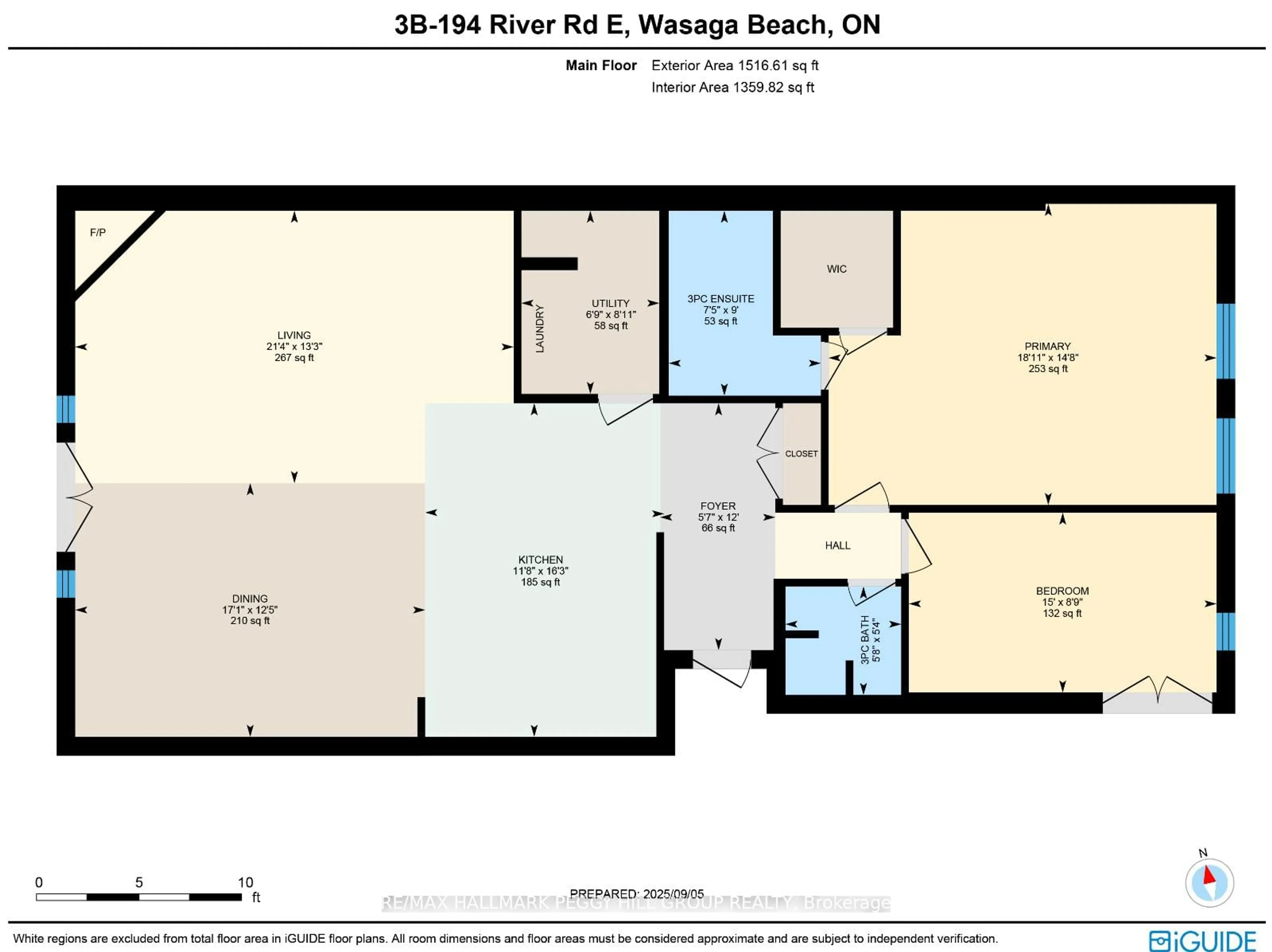 Floor plan for 194 River Rd #3B, Wasaga Beach Ontario L9Z 2L6