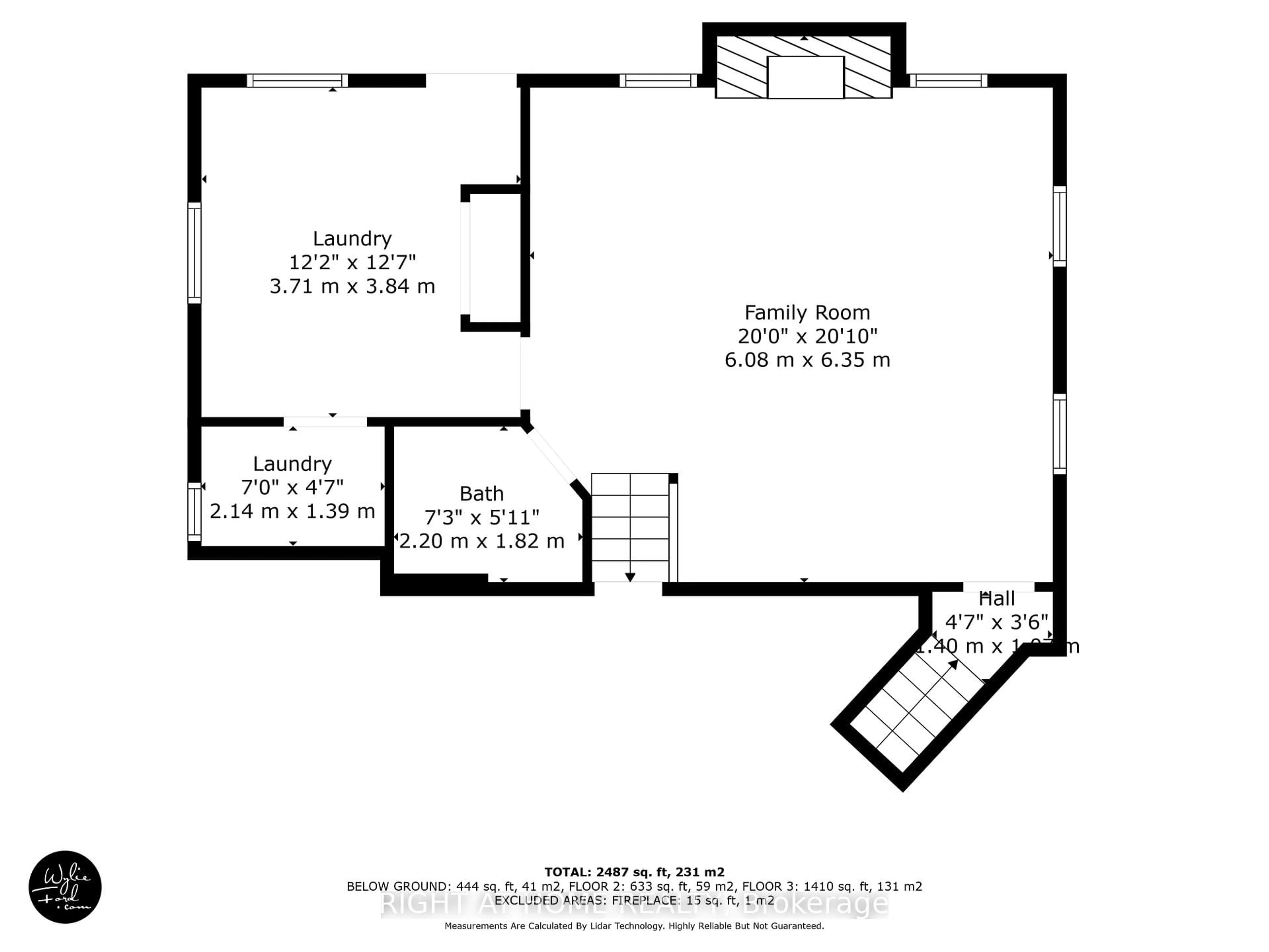 Floor plan for 3500 Baldwick Lane, Springwater Ontario L0M 1T2