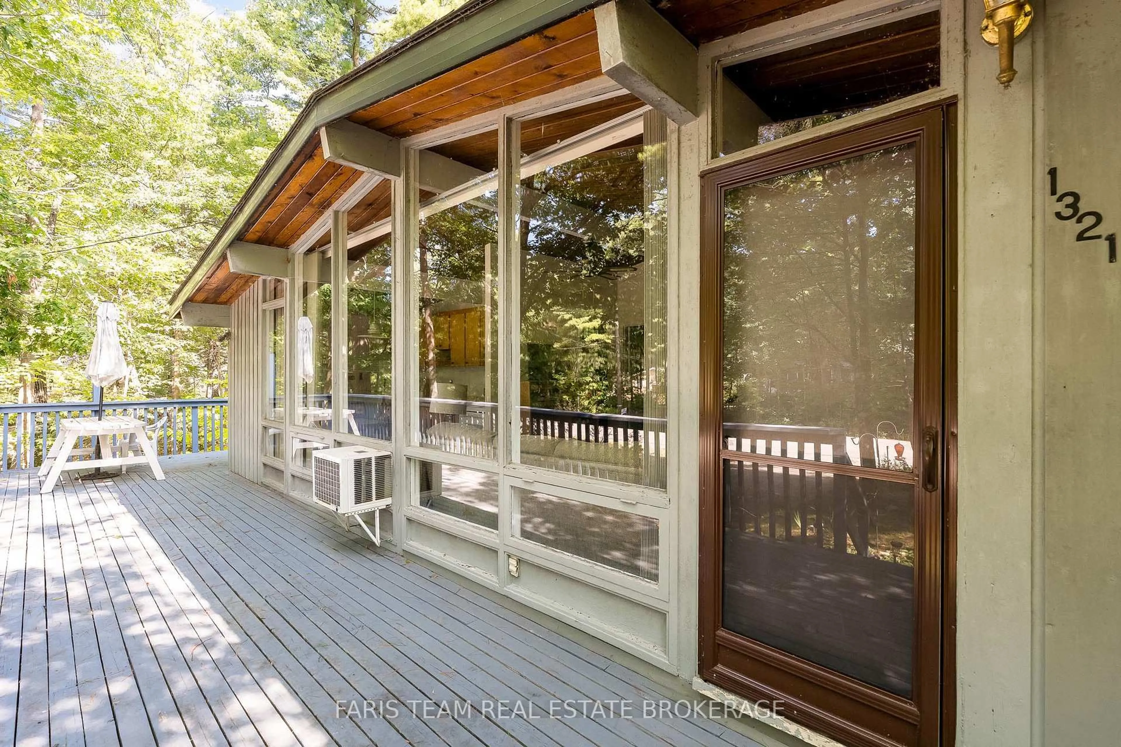 Patio, forest/trees view for 1321 Tiny Beaches Rd, Tiny Ontario L9M 0H3