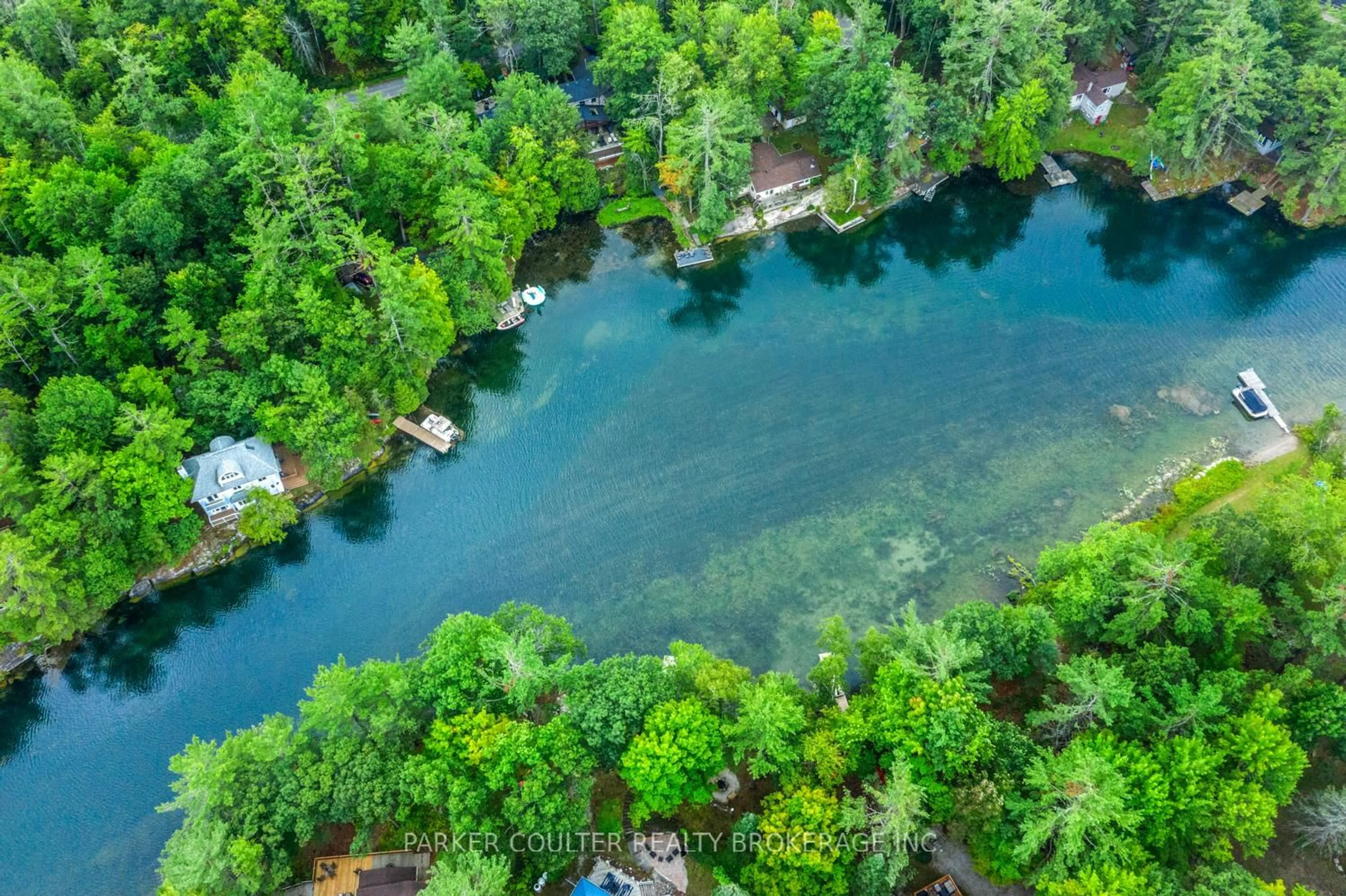 A pic from outside/outdoor area/front of a property/back of a property/a pic from drone, water/lake/river/ocean view for 3183 Green River Dr, Severn Ontario L0K 2B0