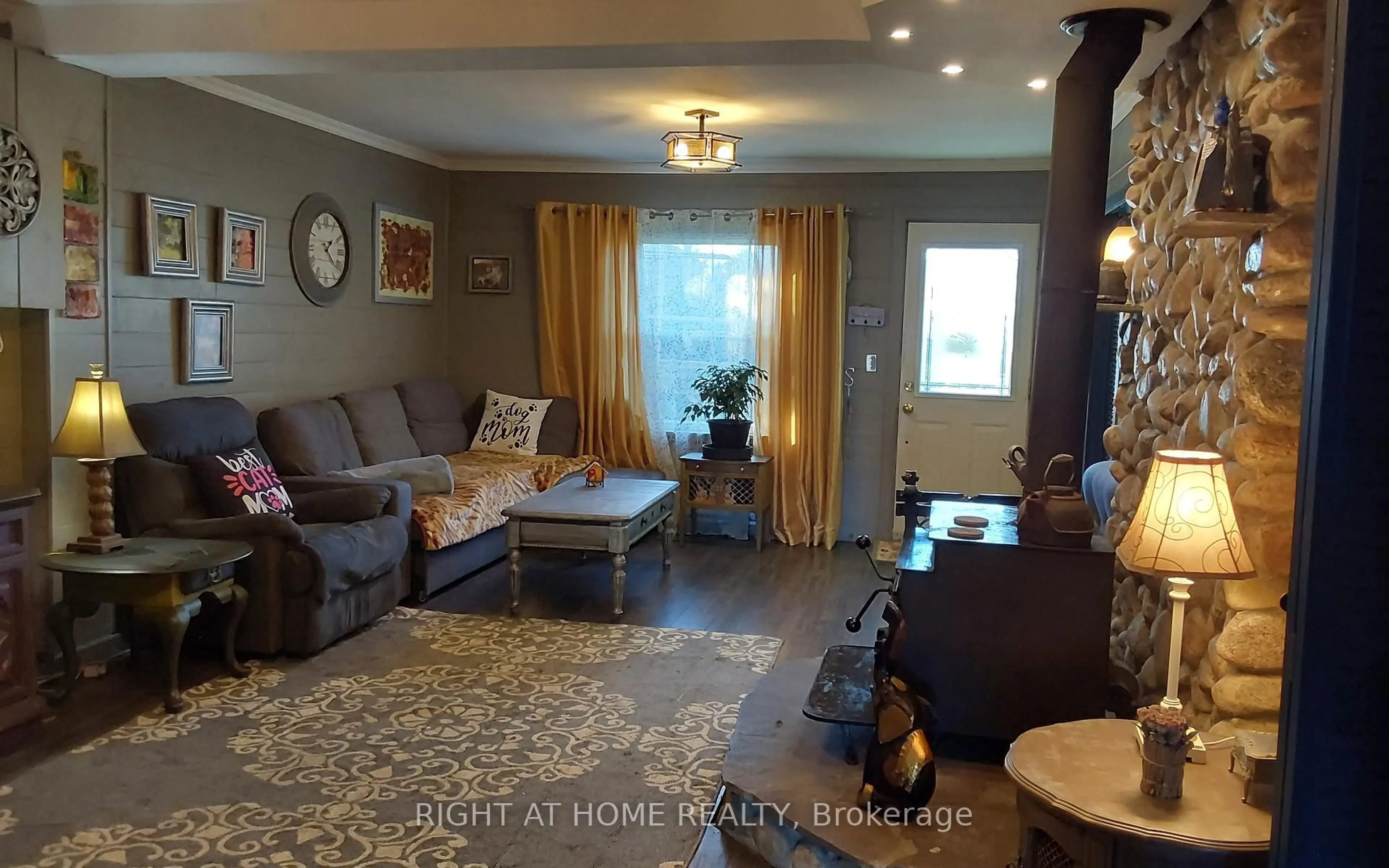 Living room with furniture, unknown for 2323 Lakeshore Dr, Ramara Ontario L0K 1B0