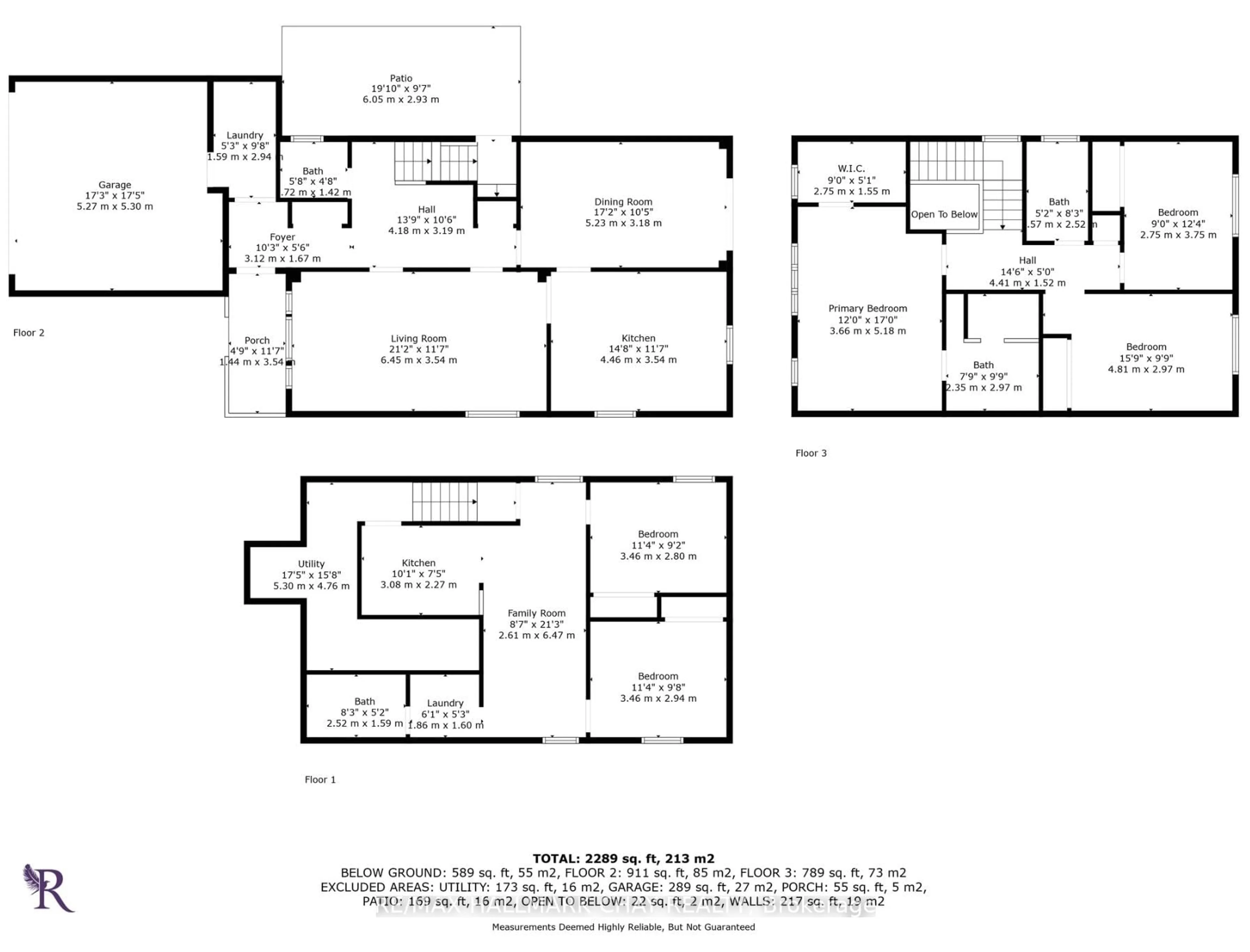 Floor plan for 294 Hickling Tr, Barrie Ontario L4M 5X9