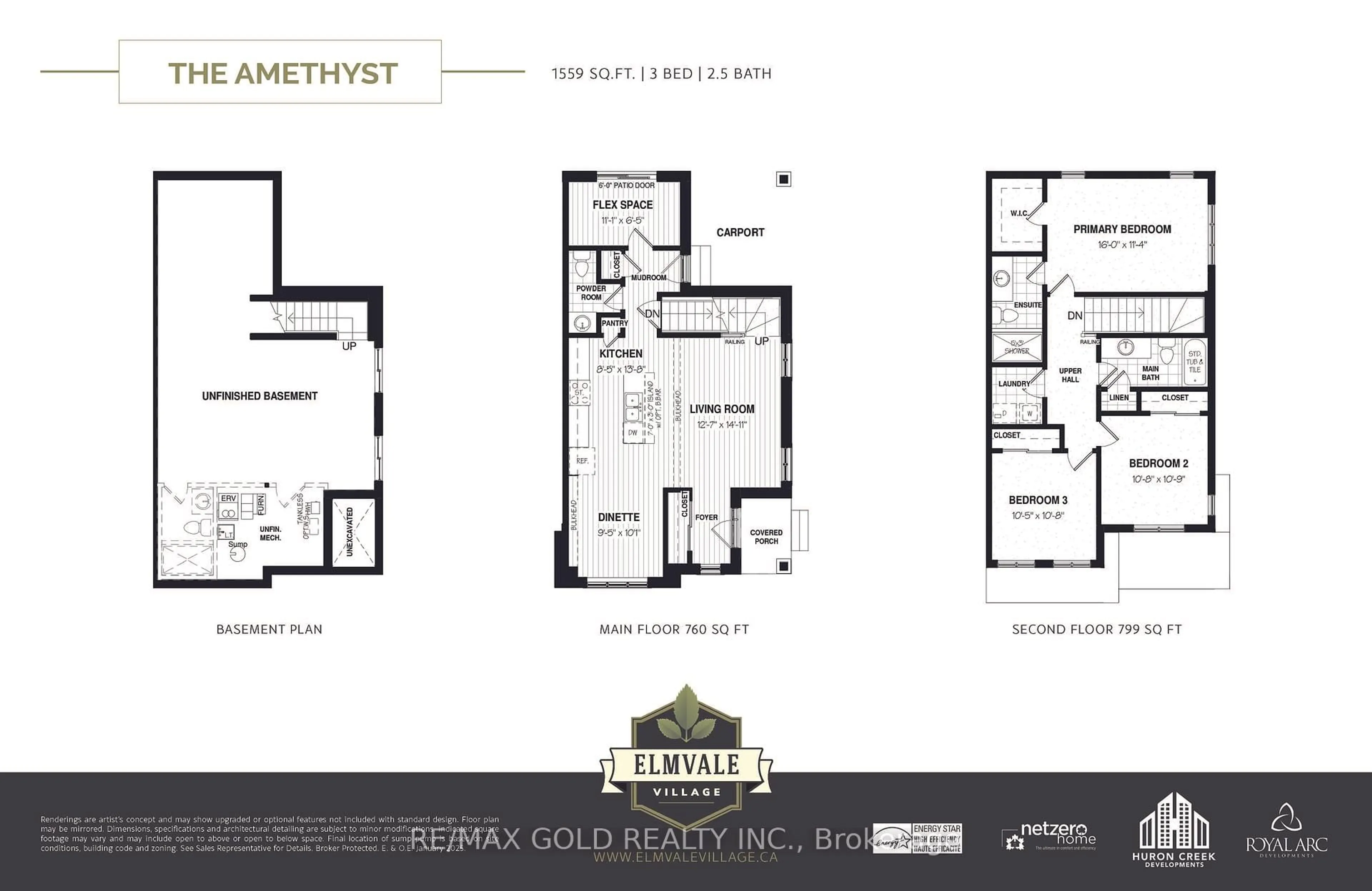 Floor plan for Lot 30 169 Queen St, Springwater Ontario 00000
