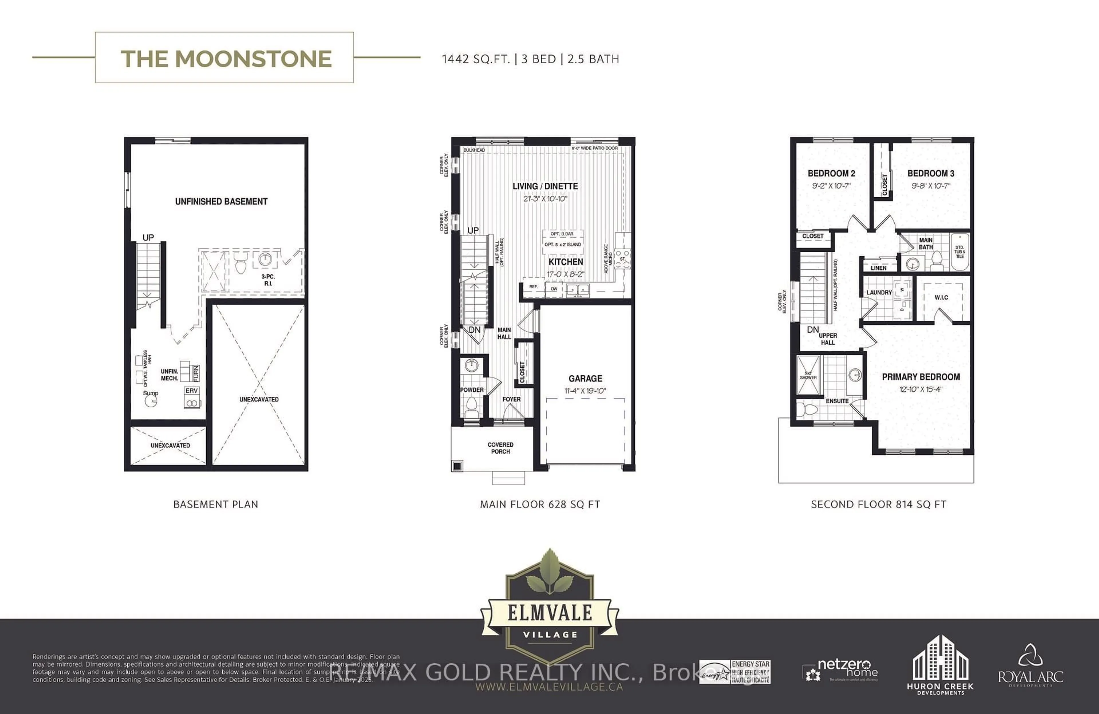 Floor plan for Lot 11 169 Queen St, Springwater Ontario L0L 1P0