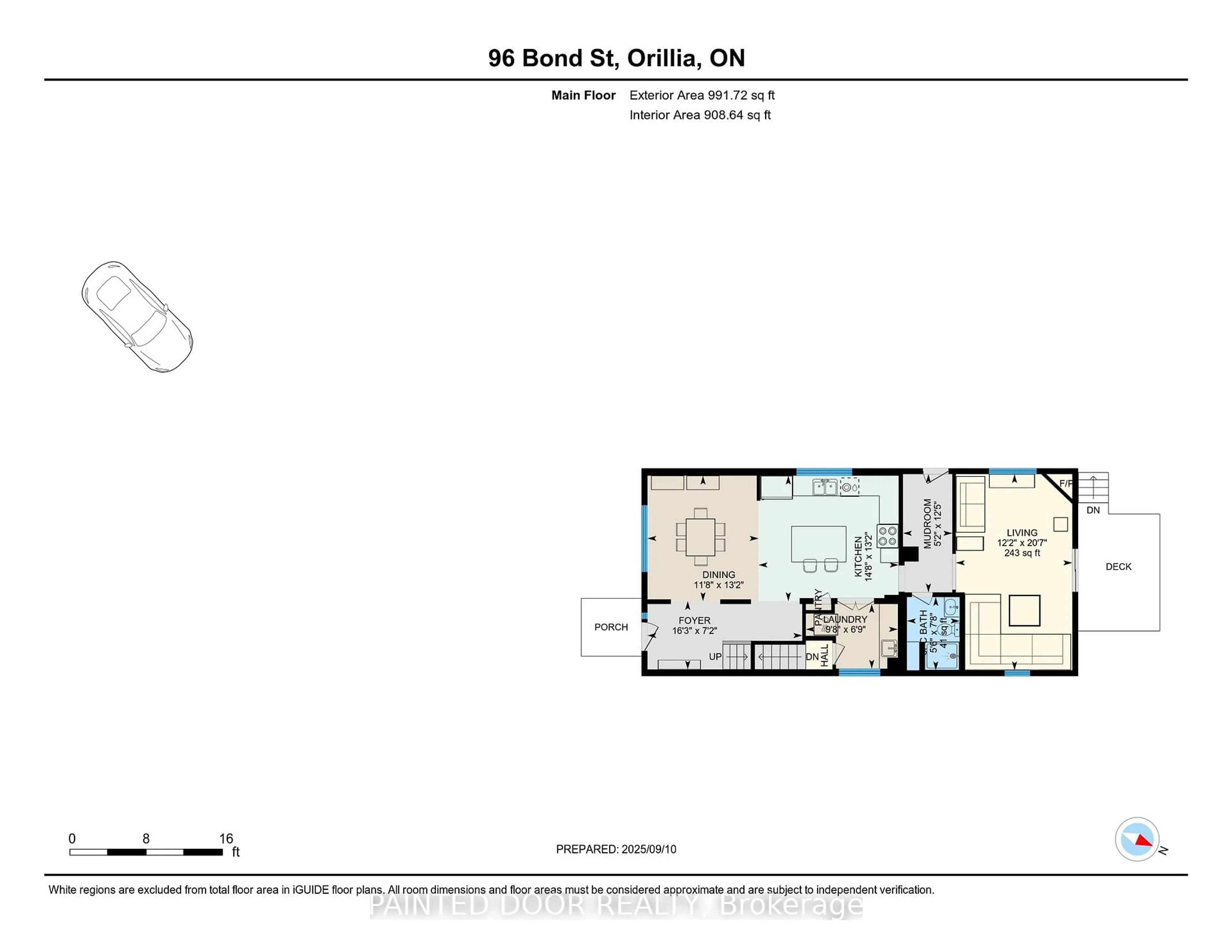 Floor plan for 96 Bond St, Orillia Ontario L3V 1J8