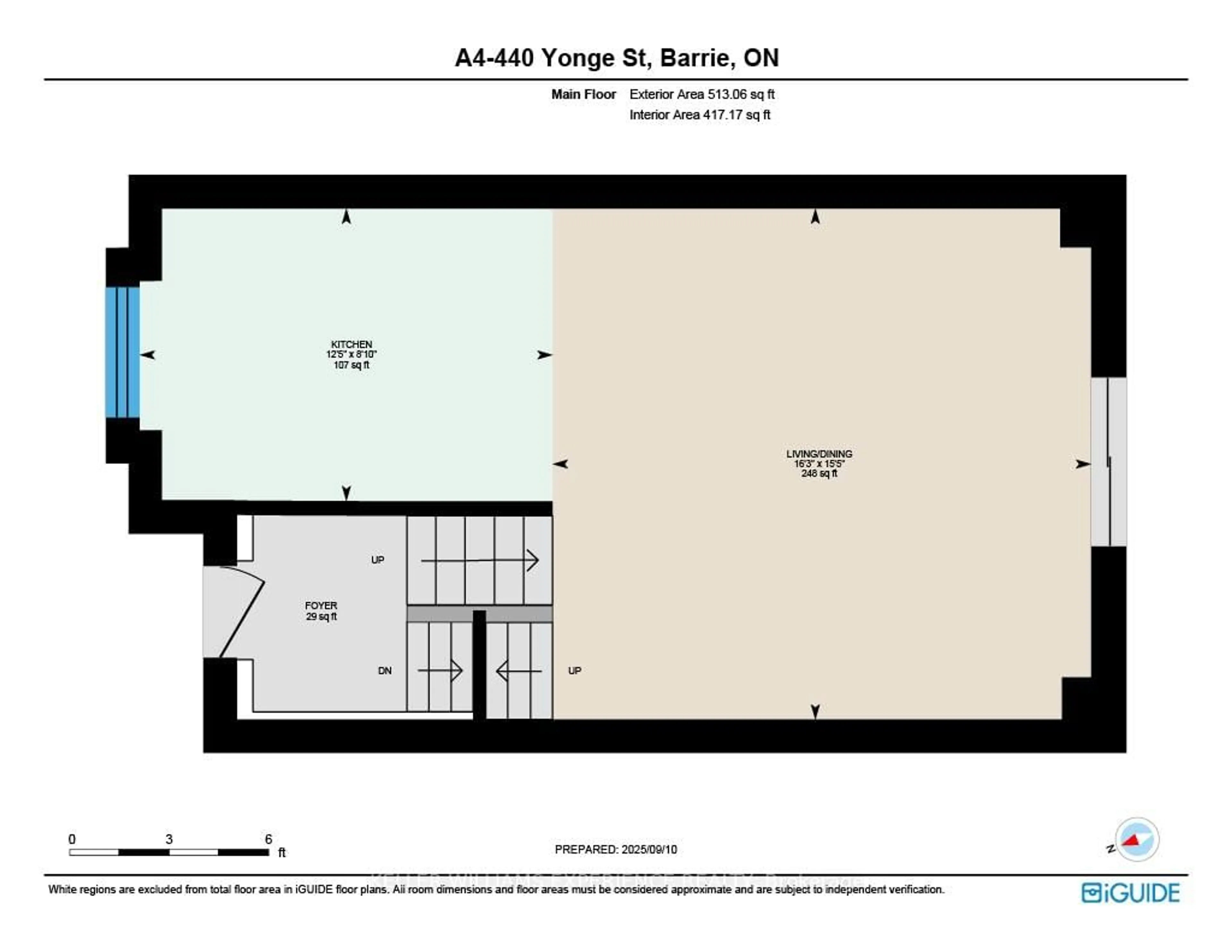 Floor plan for 440 Yonge St #A4, Barrie Ontario L4N 4E2