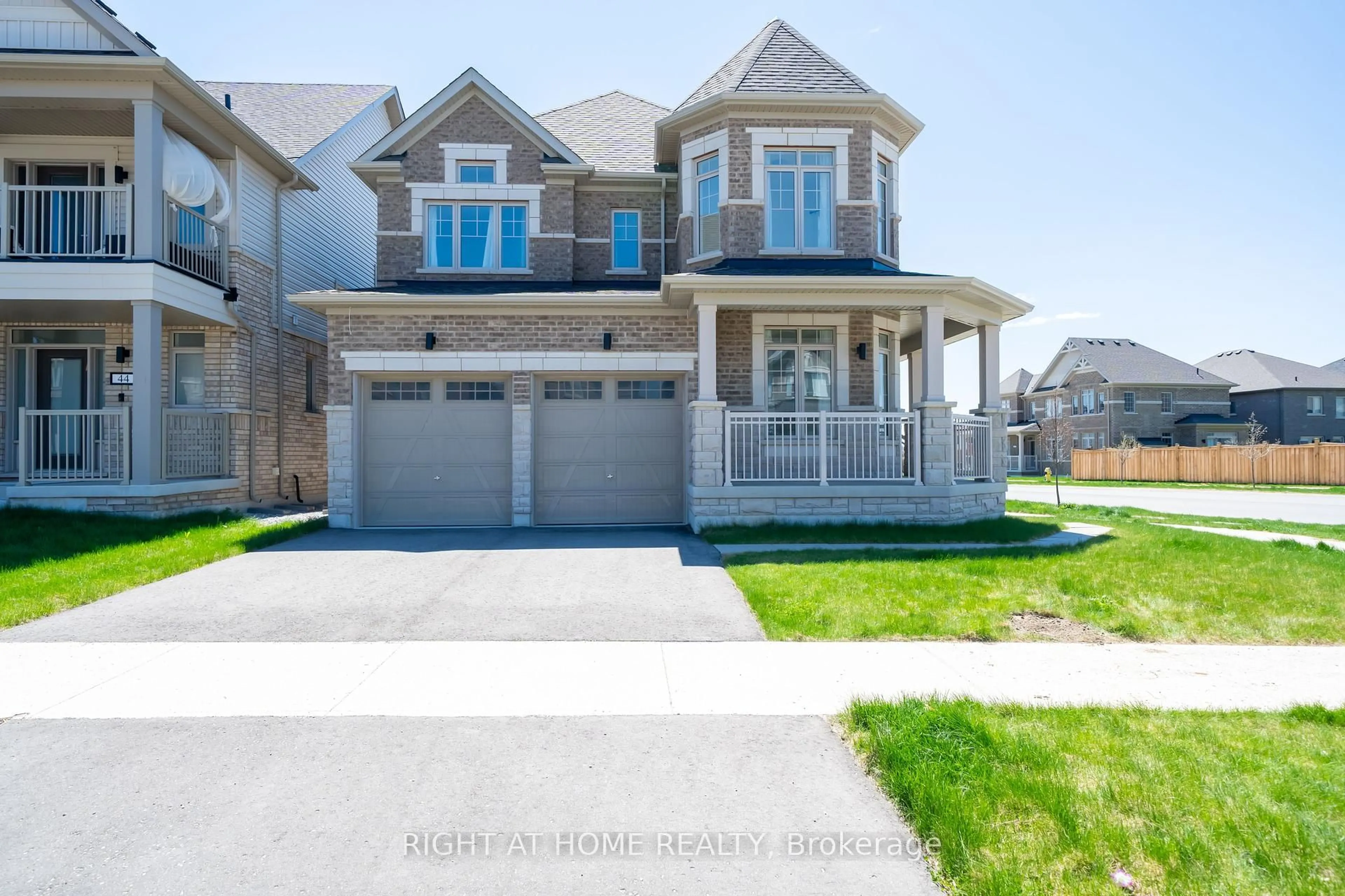 Home with brick exterior material, street for 42 CopperHill HTS Dr, Barrie Ontario L9J 0C3