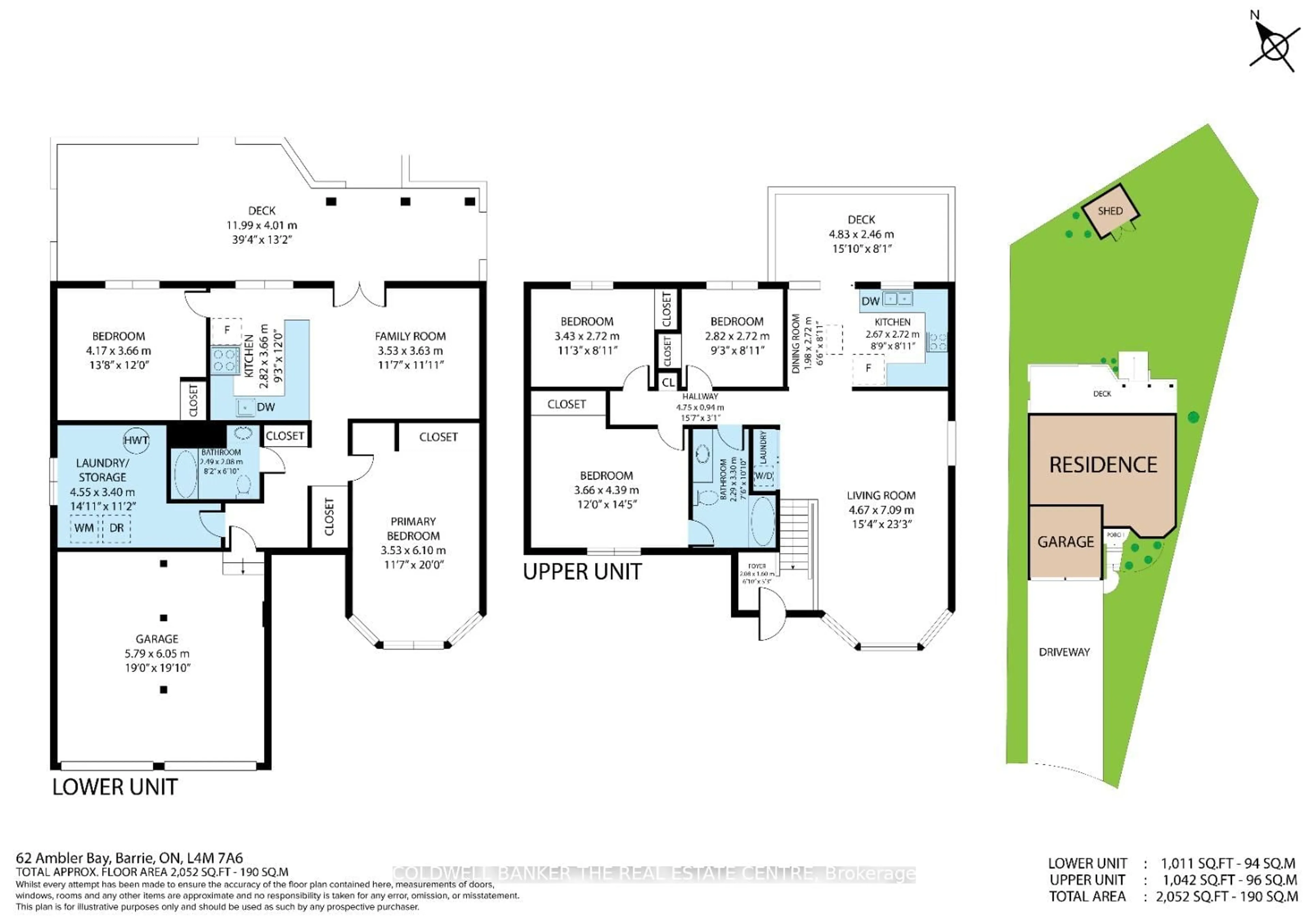 Floor plan for 62 Ambler Bywy, Barrie Ontario L4M 7A6