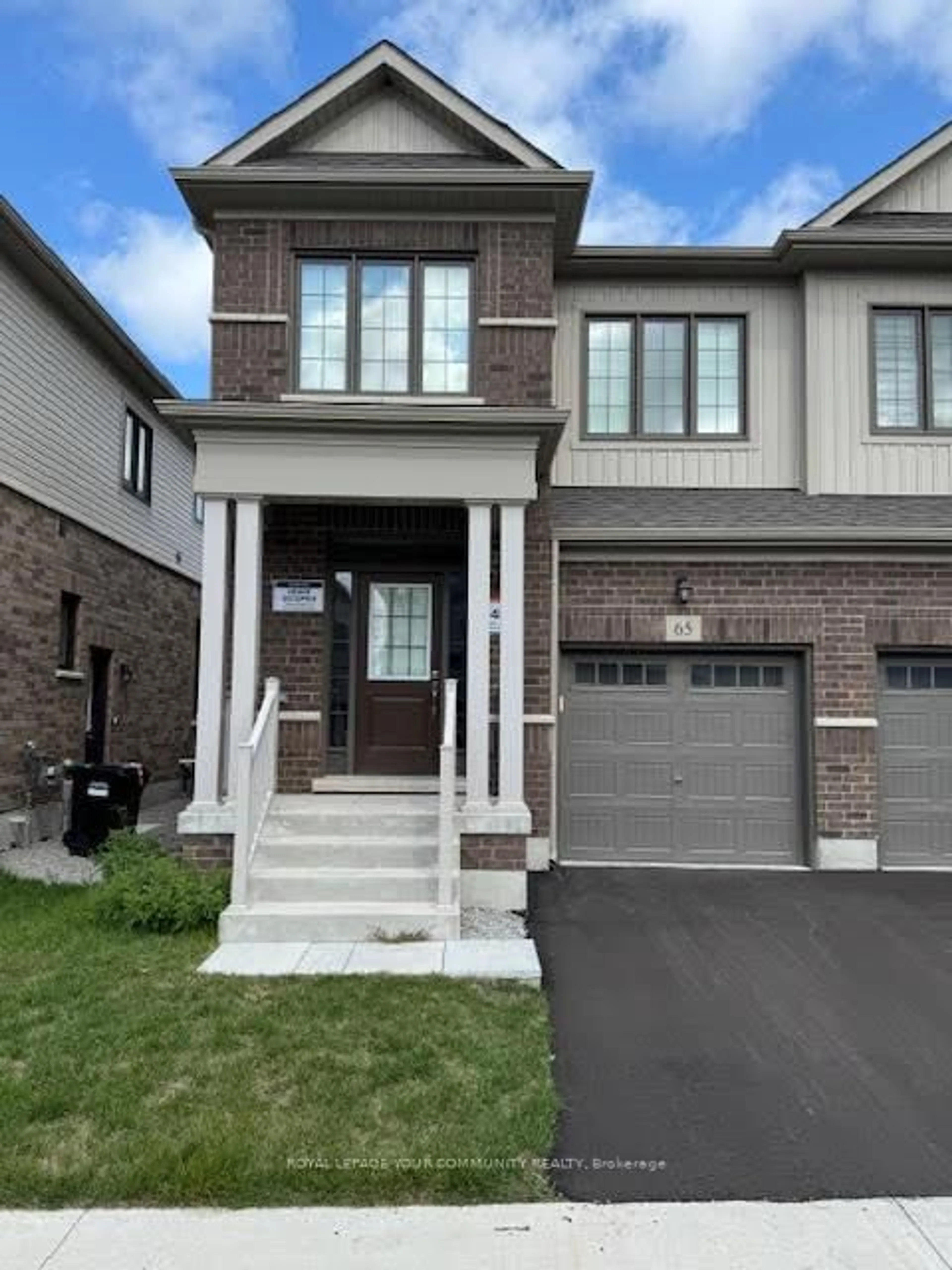 Home with brick exterior material, street for 65 Phoenix Blvd, Barrie Ontario L9J 0P7