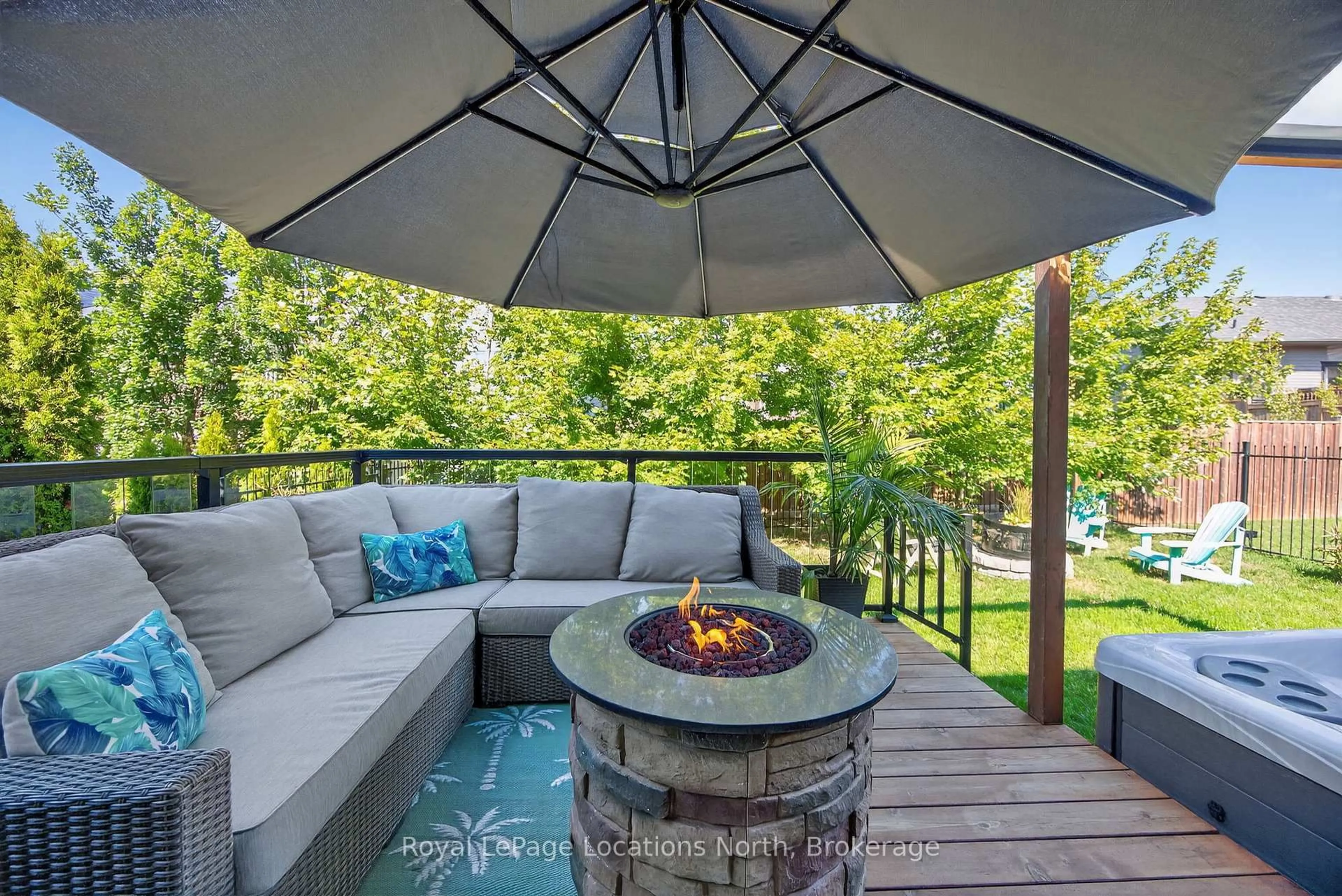 Patio, water/lake/river/ocean view for 69 Landscape Dr, Oro-Medonte Ontario L0L 2L0