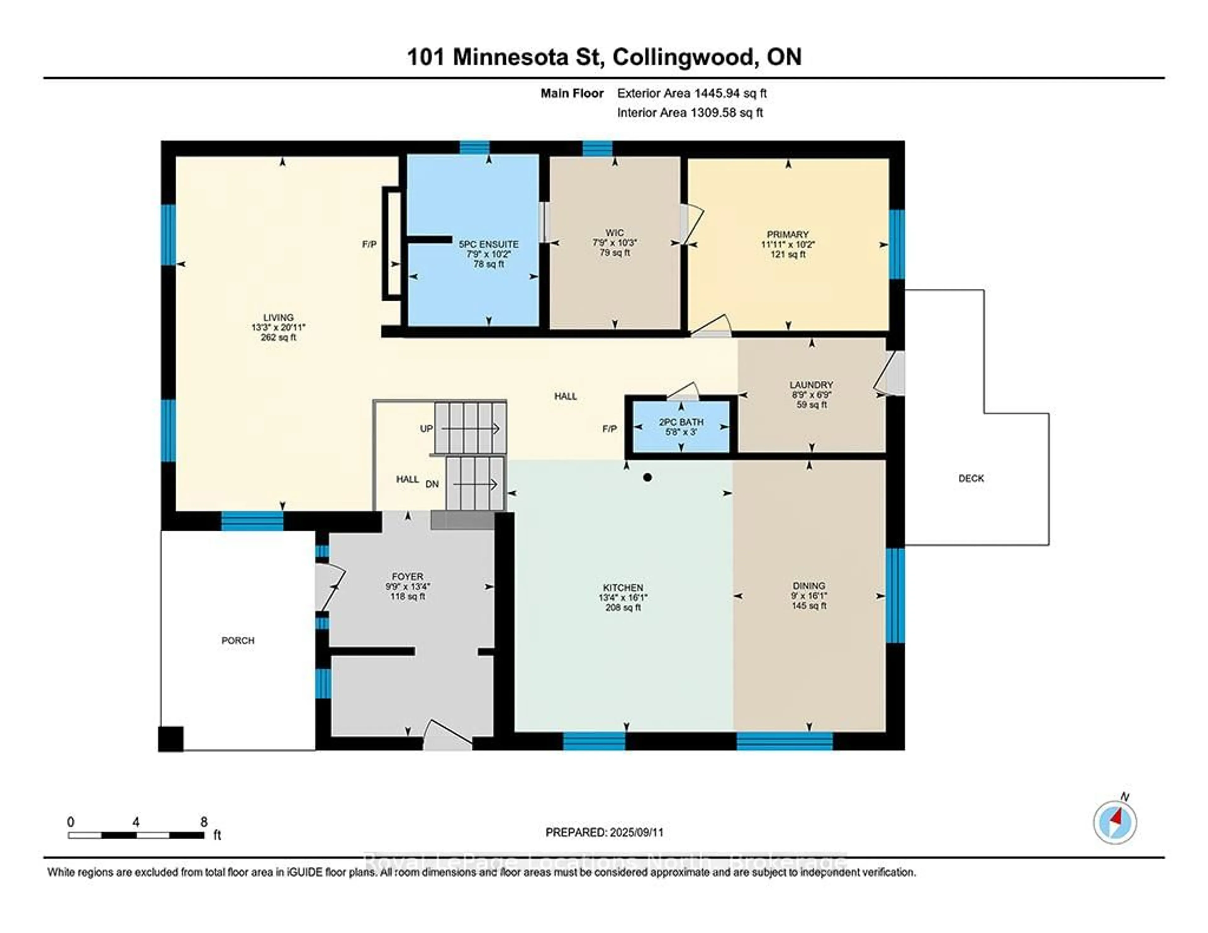 Floor plan for 101 Minnesota St, Collingwood Ontario L9Y 3S3