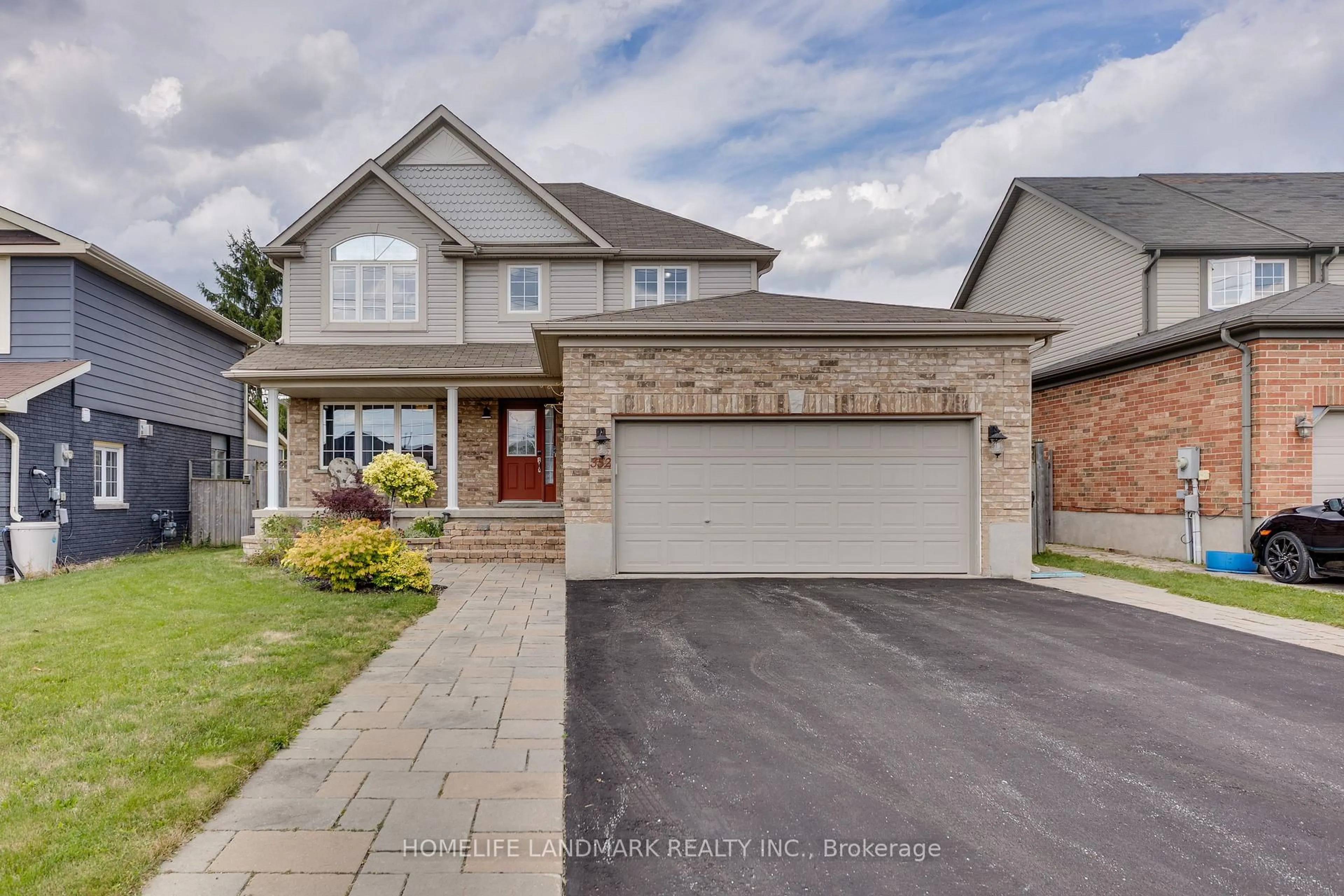 Home with brick exterior material, street for 352 Georgian Dr, Barrie Ontario L4M 7B6