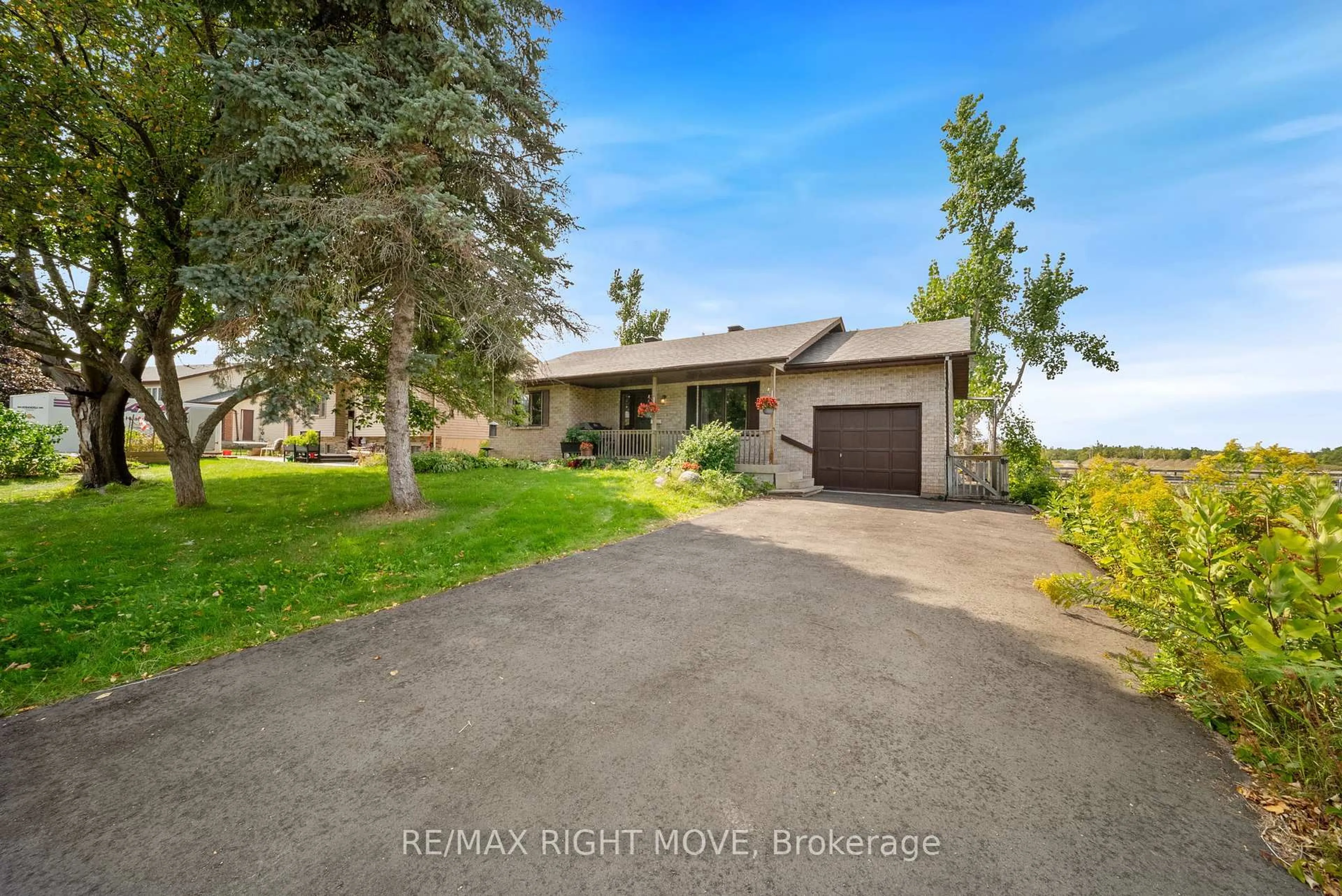 A pic from outside/outdoor area/front of a property/back of a property/a pic from drone, water/lake/river/ocean view for 10 Dancy Dr, Orillia Ontario L3V 7M1
