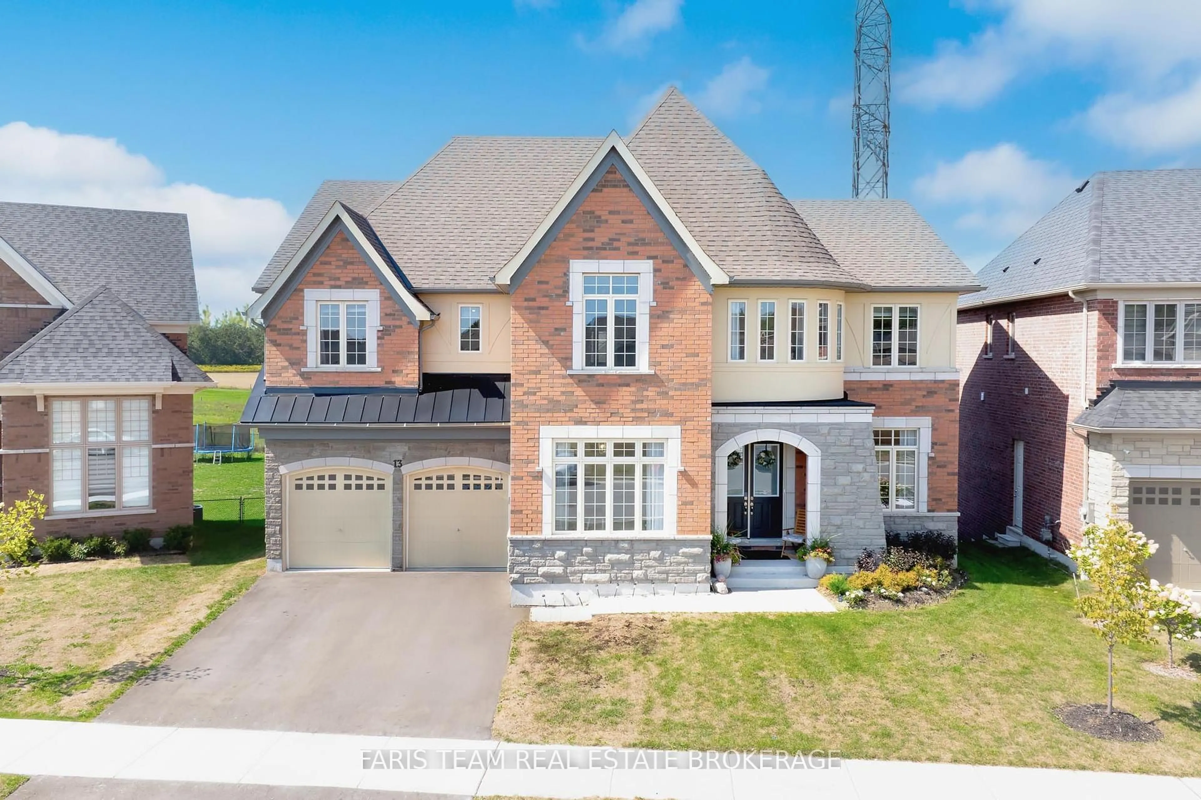 Home with brick exterior material, street for 13 Sanford Circ, Springwater Ontario L9X 2A8