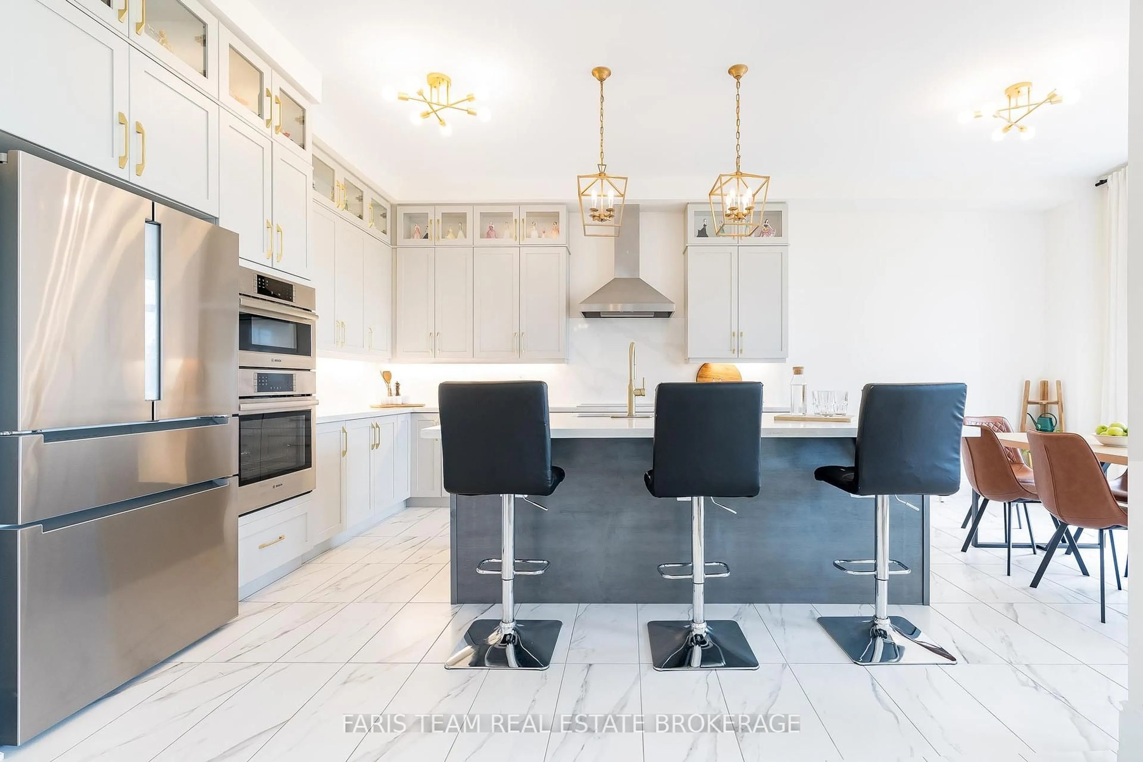 Contemporary kitchen, ceramic/tile floor for 13 Sanford Circ, Springwater Ontario L9X 2A8