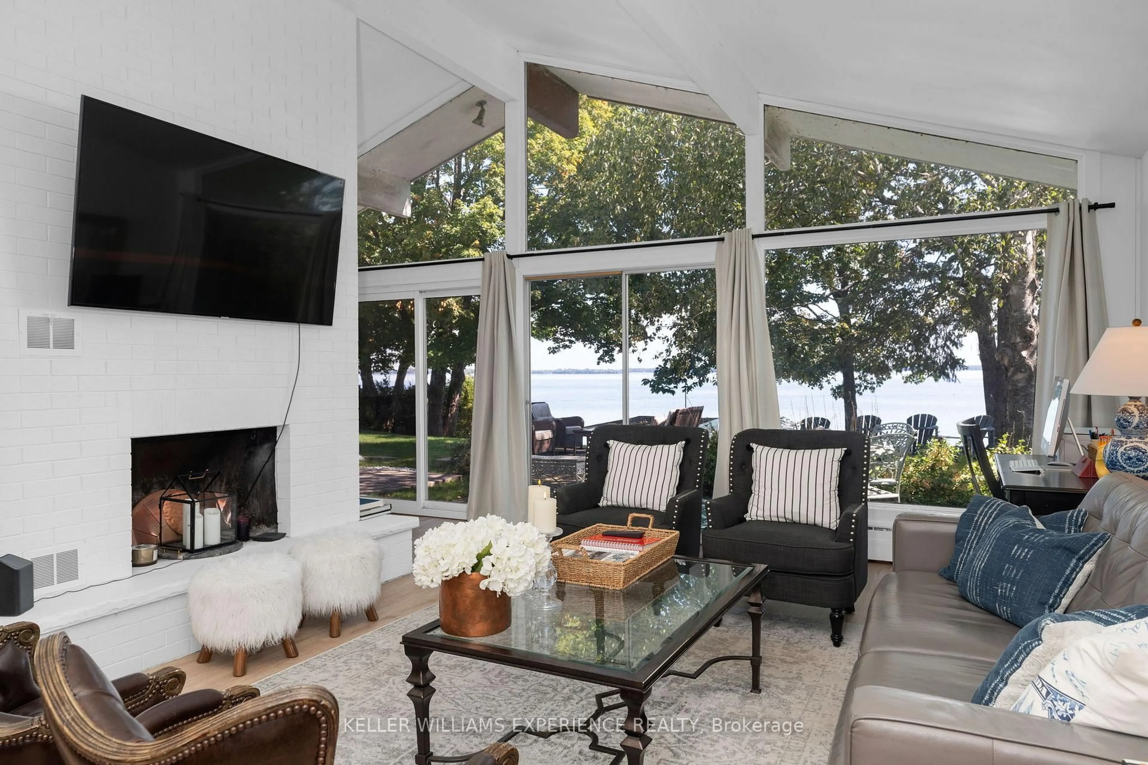 Living room with furniture, unknown for 18 Maple Dr, Orillia Ontario L3V 3W2