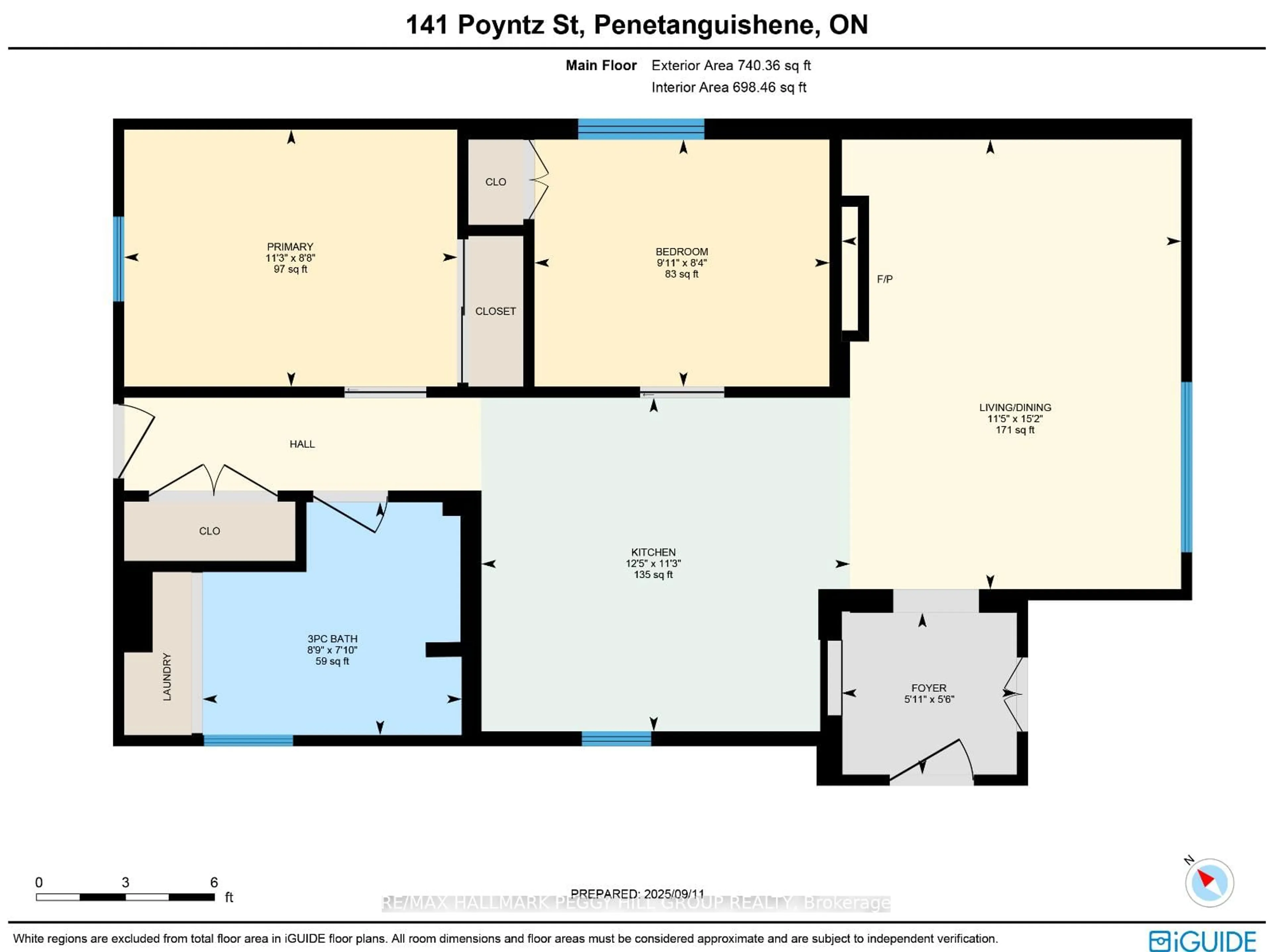 Floor plan for 141 Poyntz St, Penetanguishene Ontario L9M 1P5