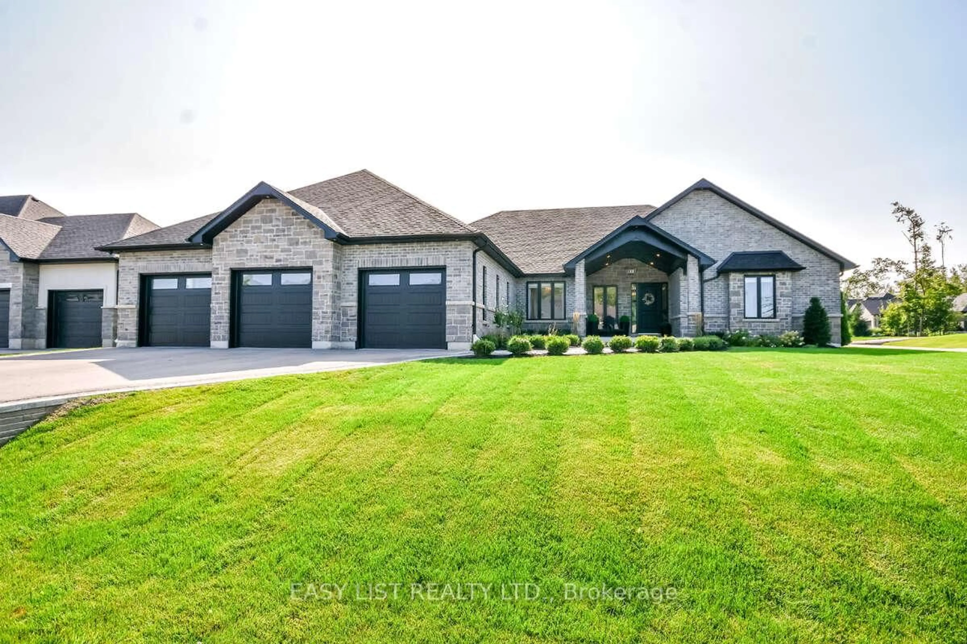 Home with brick exterior material, street for 1 Morrison Pl, Springwater Ontario L9X 2A6