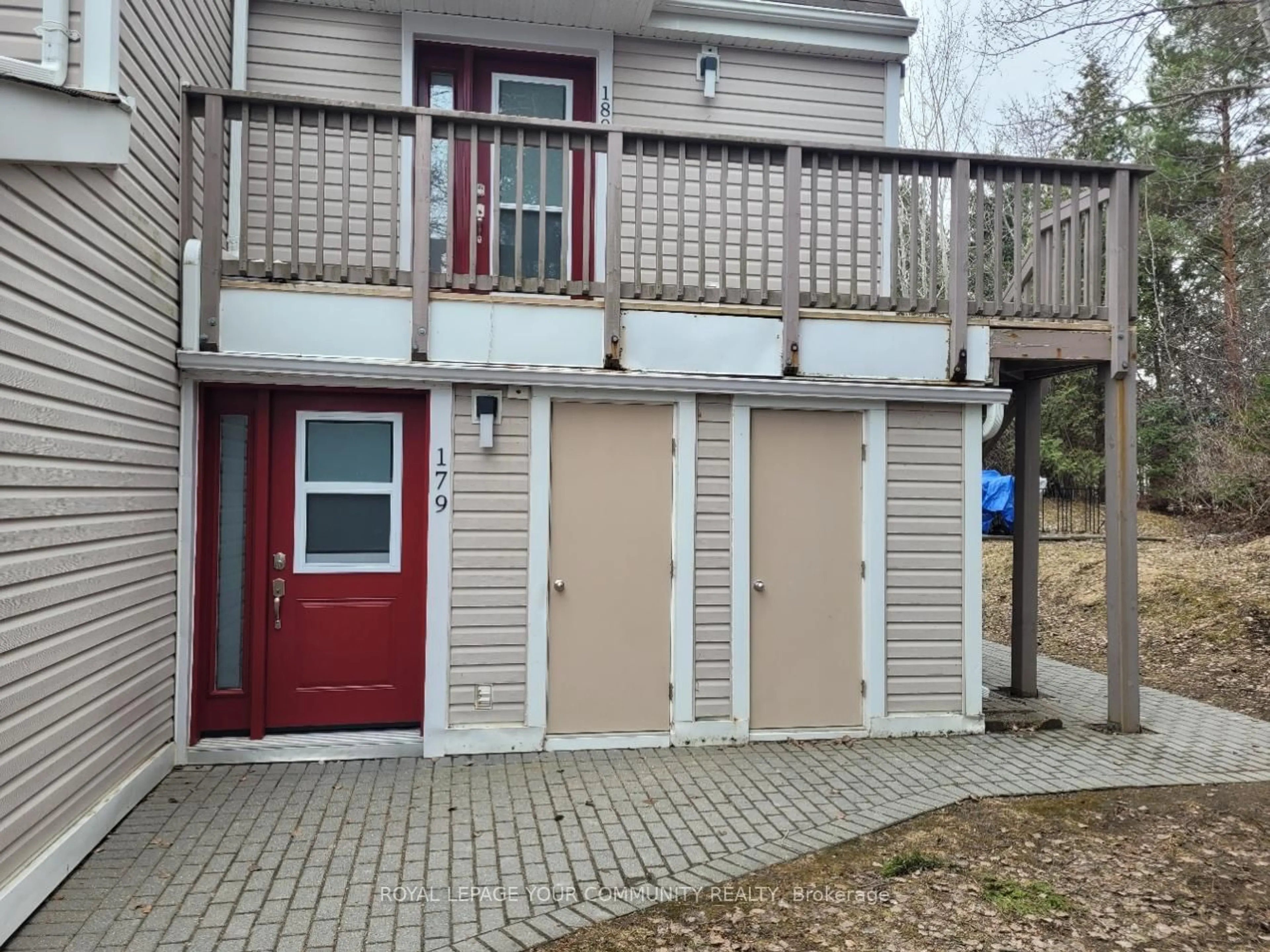 Patio, street for 49 Trott Blvd #179, Collingwood Ontario L9Y 5B8
