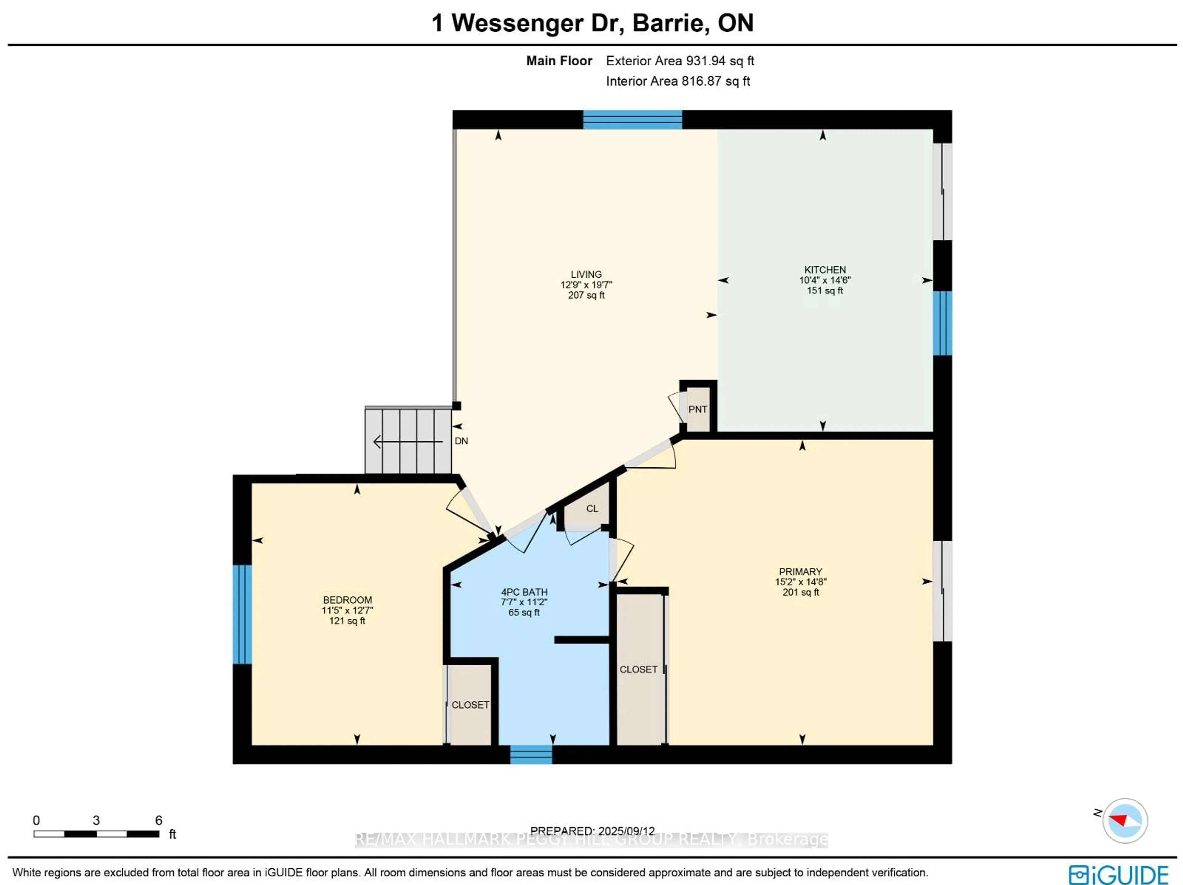 Floor plan for 1 Wessenger Dr, Barrie Ontario L4N 8R8