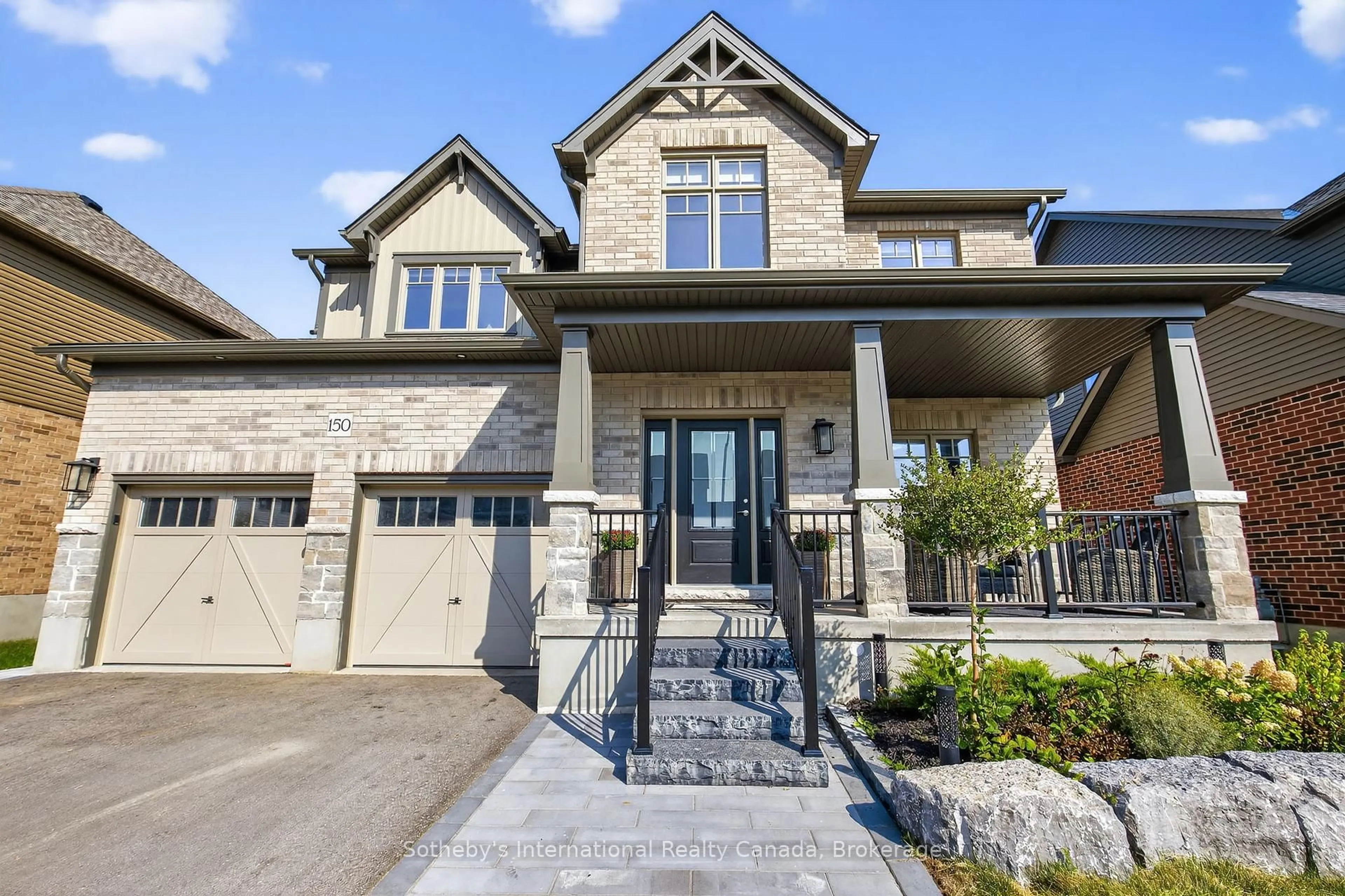 Home with brick exterior material, street for 150 Plewes Dr, Collingwood Ontario L9Y 5M5
