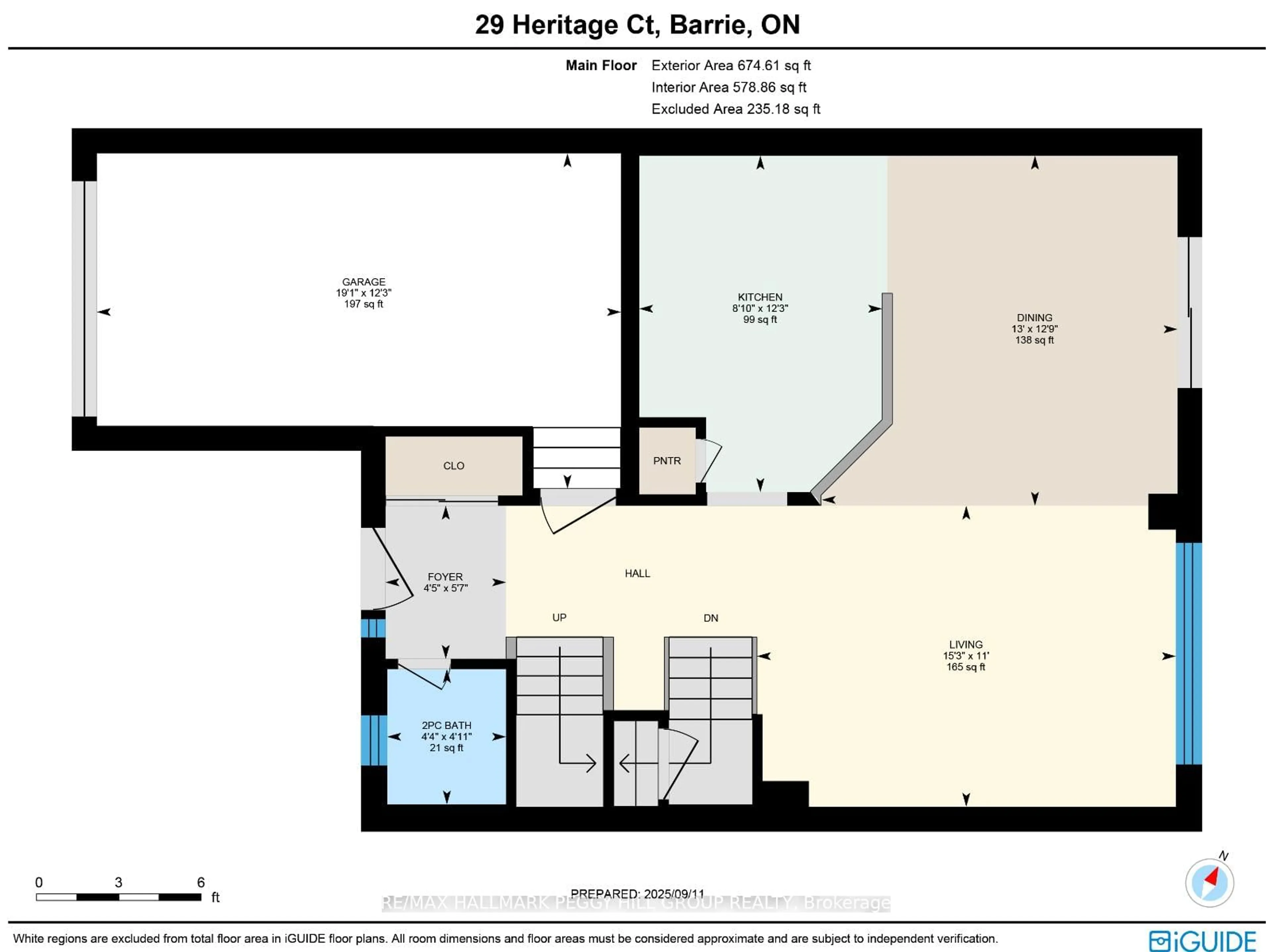 Floor plan for 29 Heritage Crt, Barrie Ontario L4N 0E7