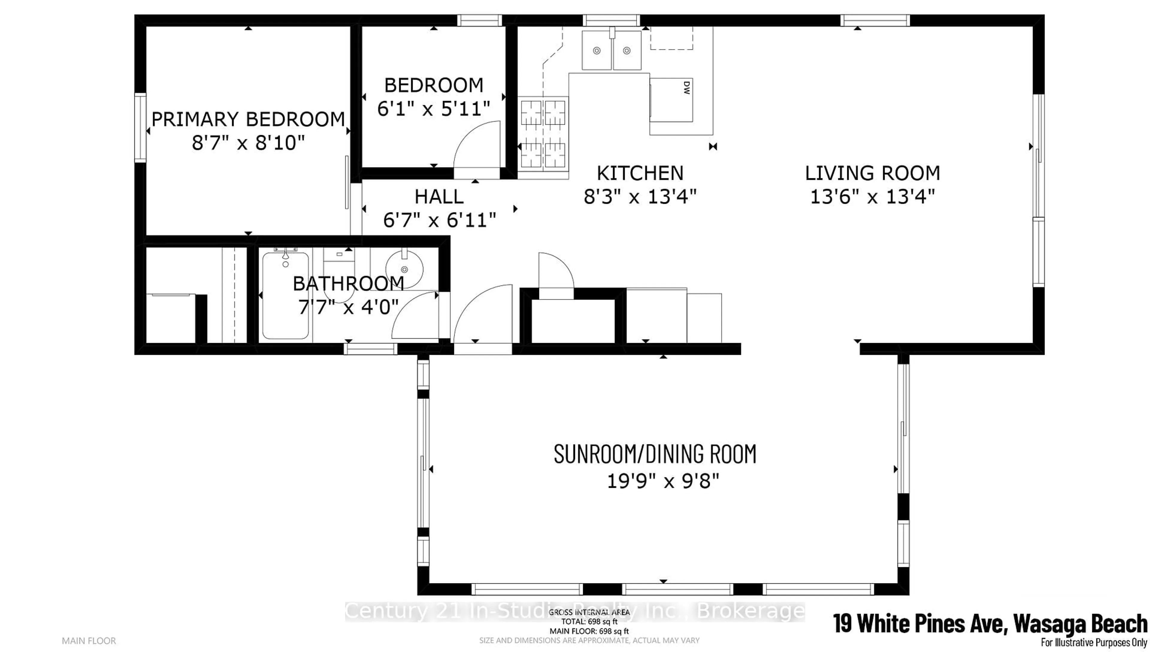 Floor plan for 19 White Pines Tr, Wasaga Beach Ontario L9Z 1X7