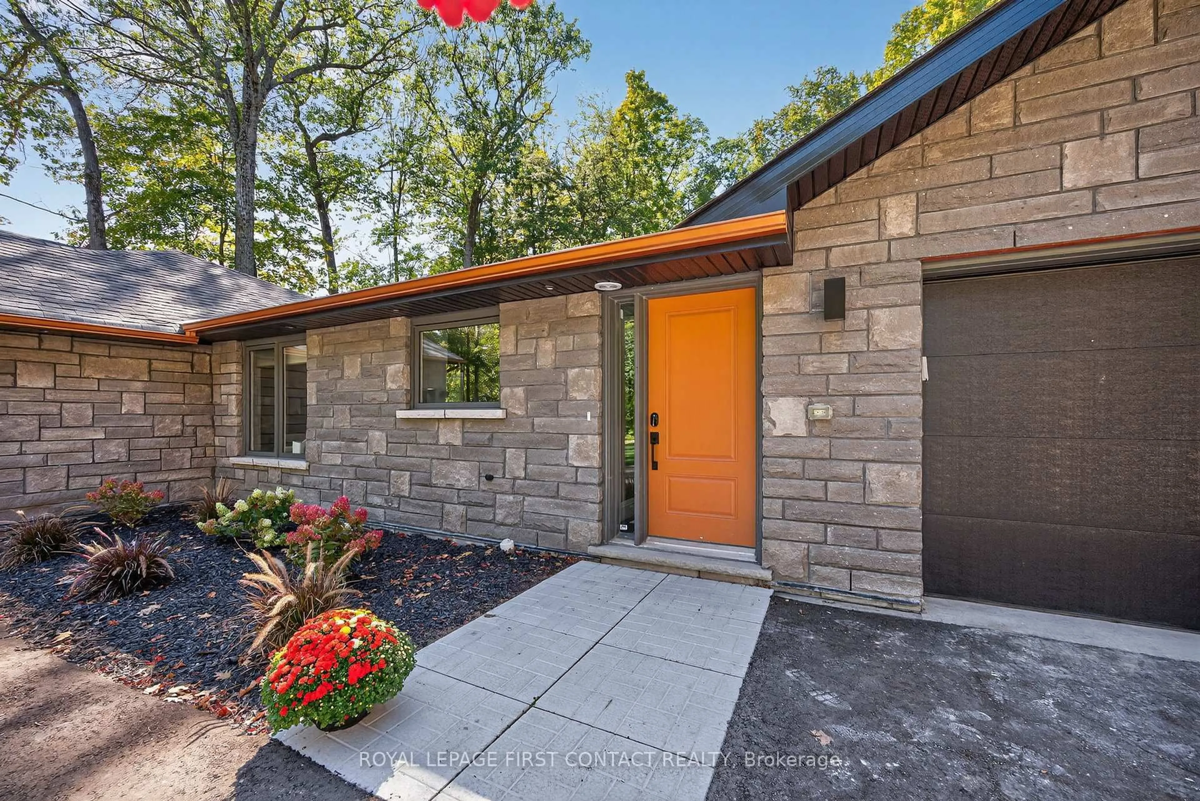 Home with brick exterior material, street for 3200 Goldstein Rd, Severn Ontario L0K 2B0