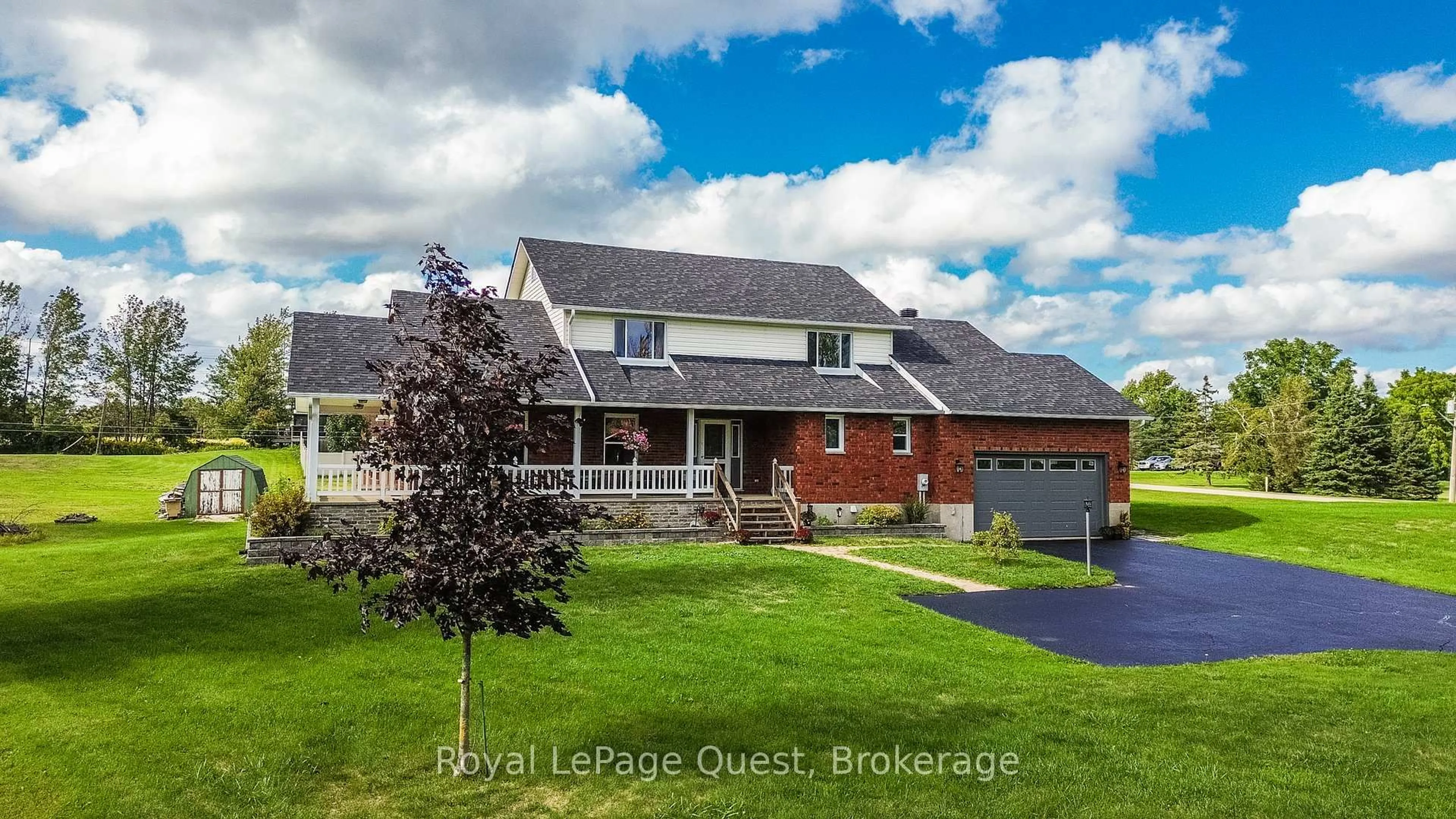 A pic from outside/outdoor area/front of a property/back of a property/a pic from drone, water/lake/river/ocean view for 2070 Hawley Rd, Severn Ontario L3V 0X7