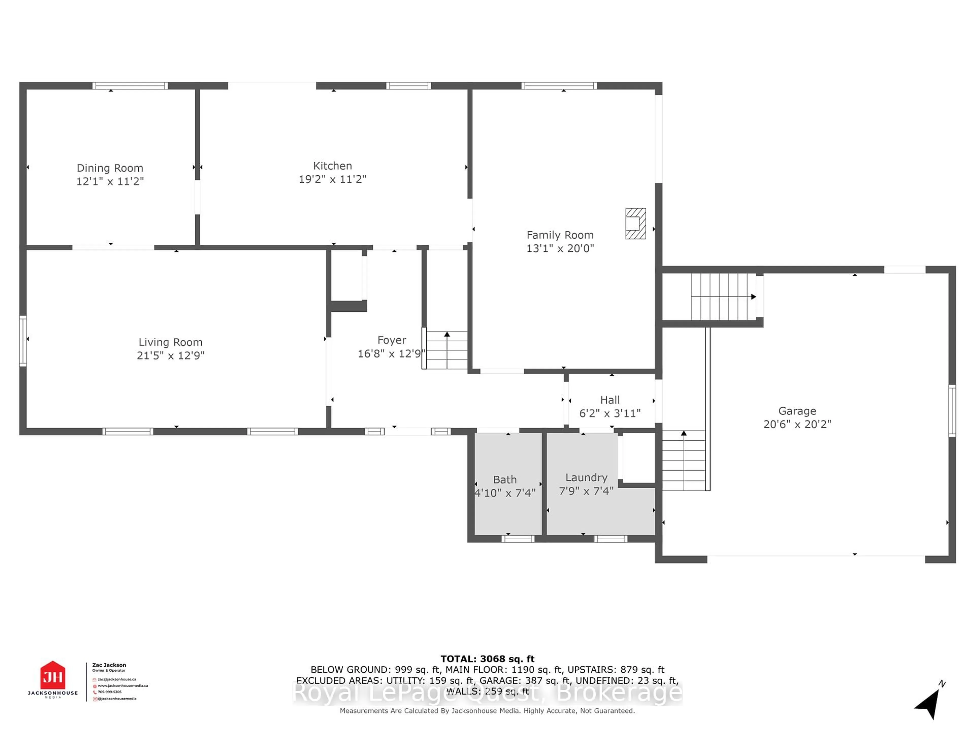 Floor plan for 2070 Hawley Rd, Severn Ontario L3V 0X7