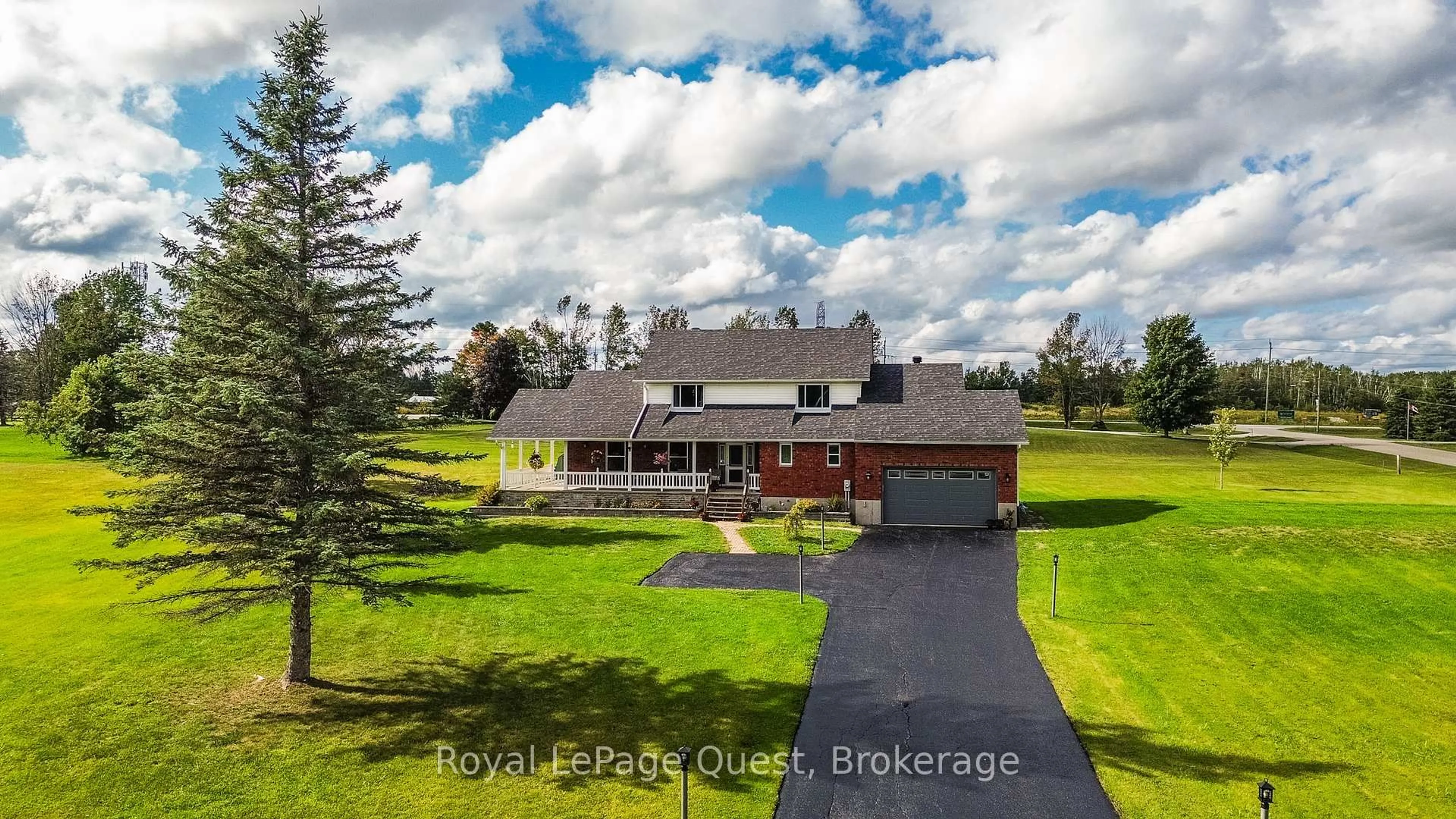 A pic from outside/outdoor area/front of a property/back of a property/a pic from drone, water/lake/river/ocean view for 2070 Hawley Rd, Severn Ontario L3V 0X7