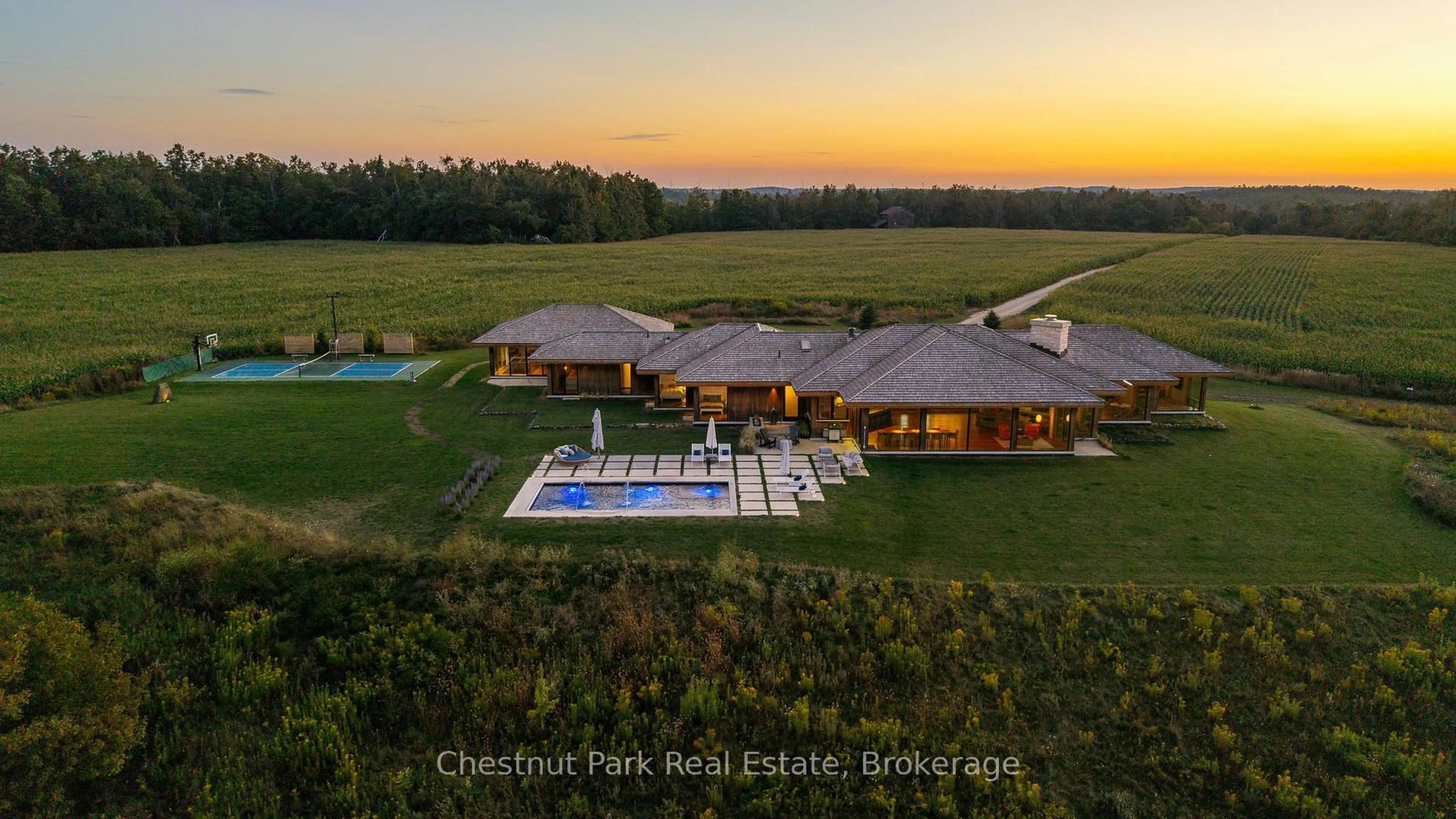 A pic from outside/outdoor area/front of a property/back of a property/a pic from drone, water/lake/river/ocean view for 827834 Mulmur-Nottawasaga Townline, Clearview Ontario L0M 1G0