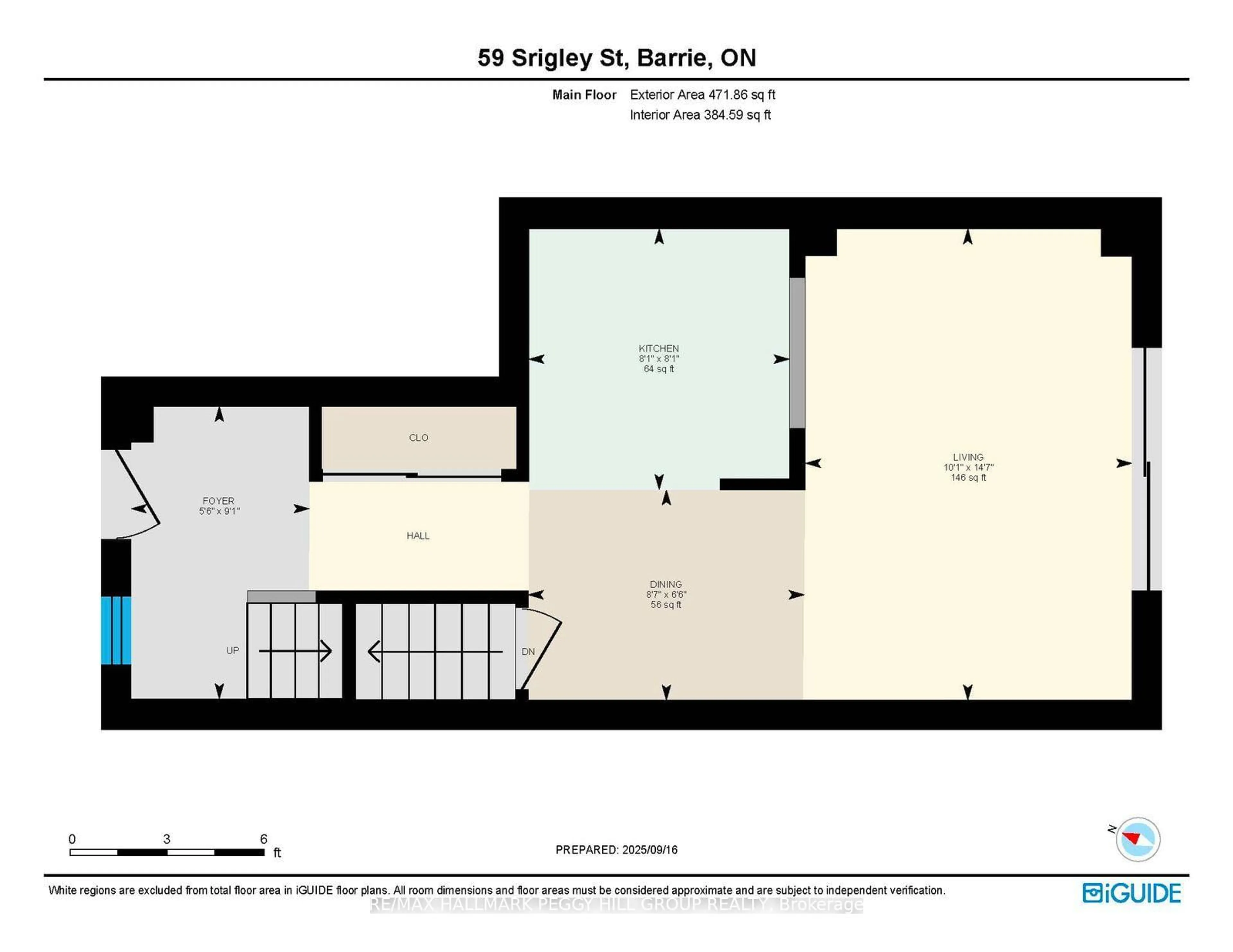 Floor plan for 59 Srigley St, Barrie Ontario L4N 0L7