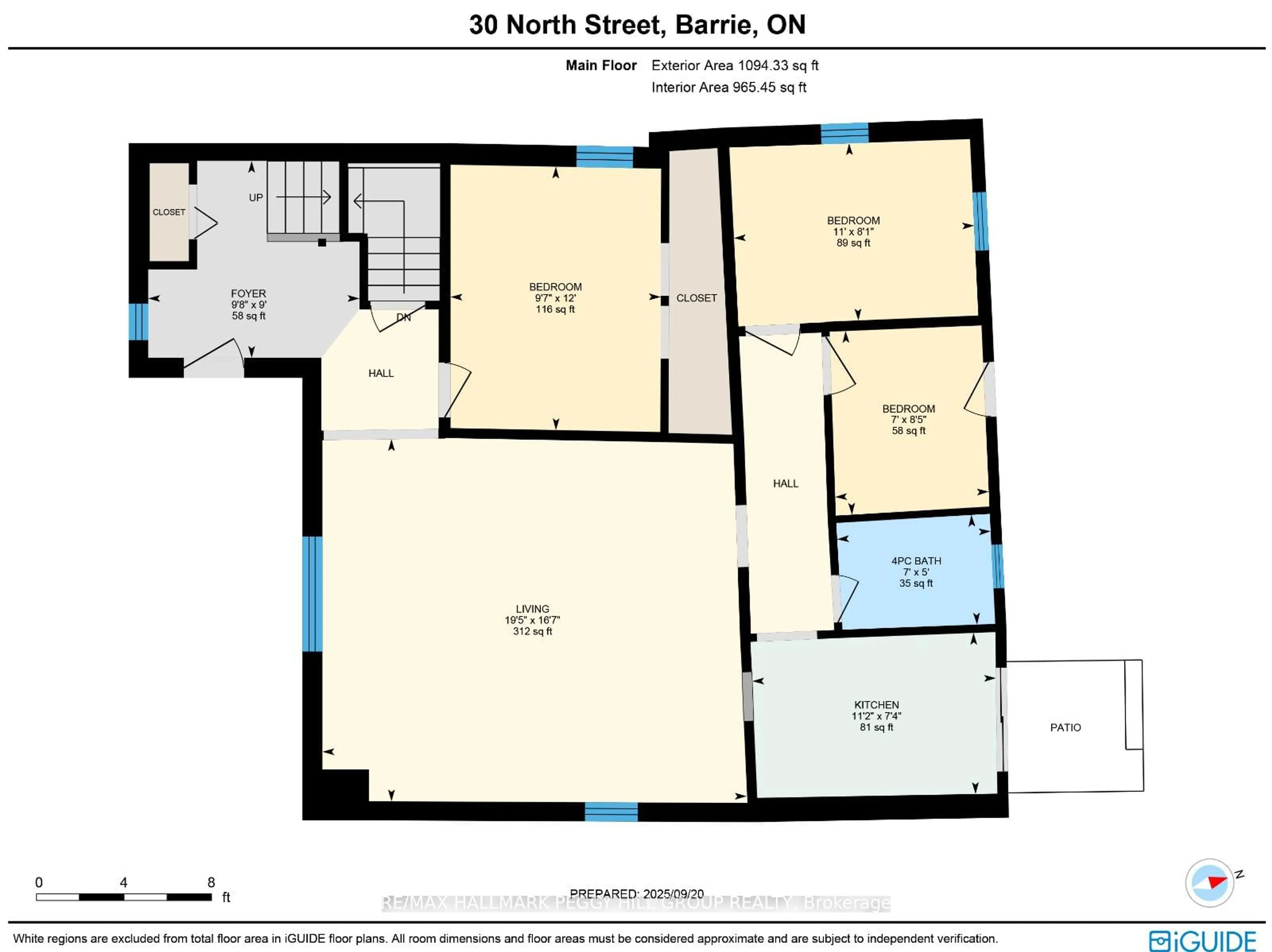 Floor plan for 30 North St, Barrie Ontario L4M 2R9