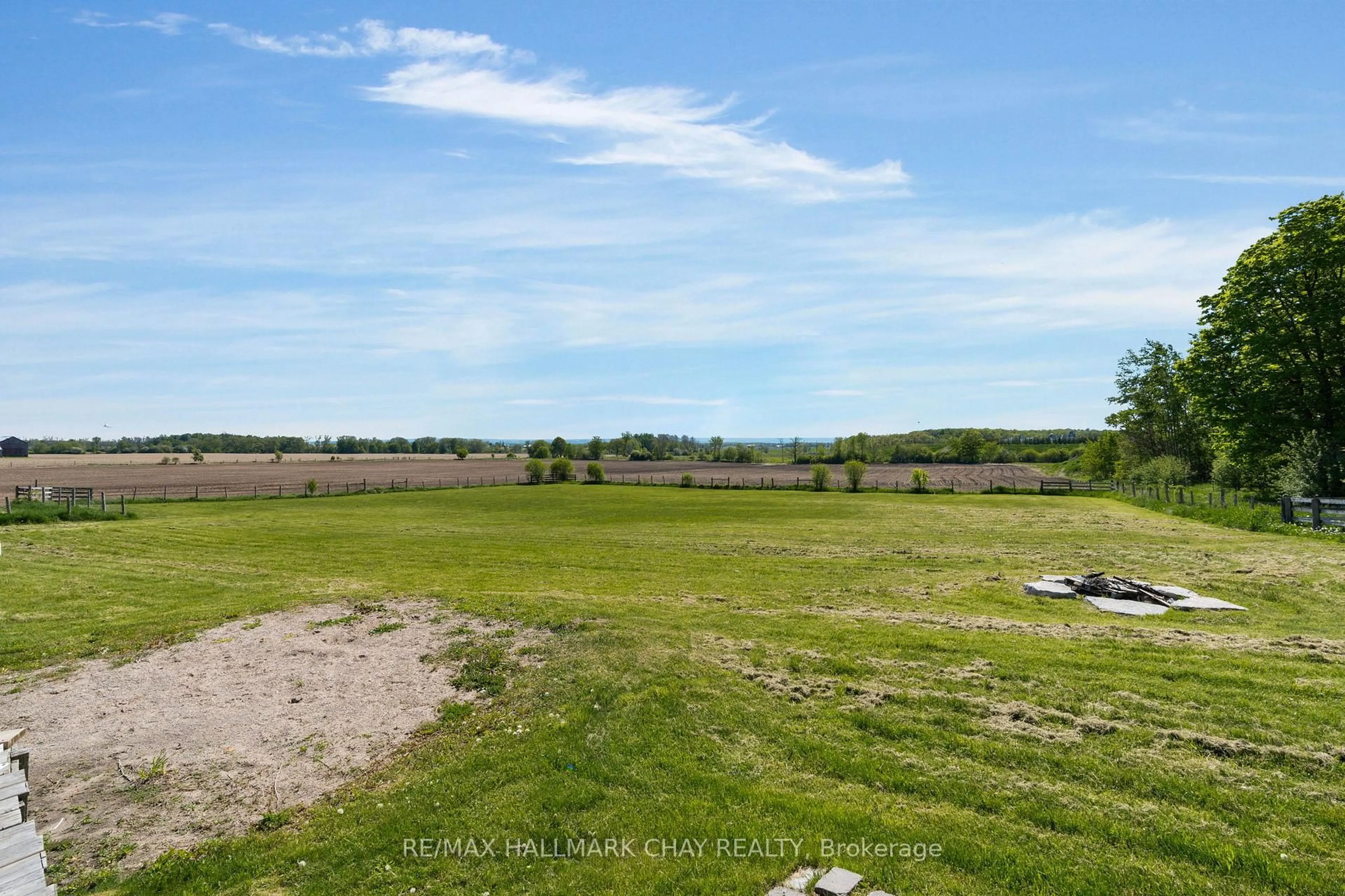 A pic from outside/outdoor area/front of a property/back of a property/a pic from drone, water/lake/river/ocean view for 1424 Klondike Park Rd, Clearview Ontario L0M 1S0