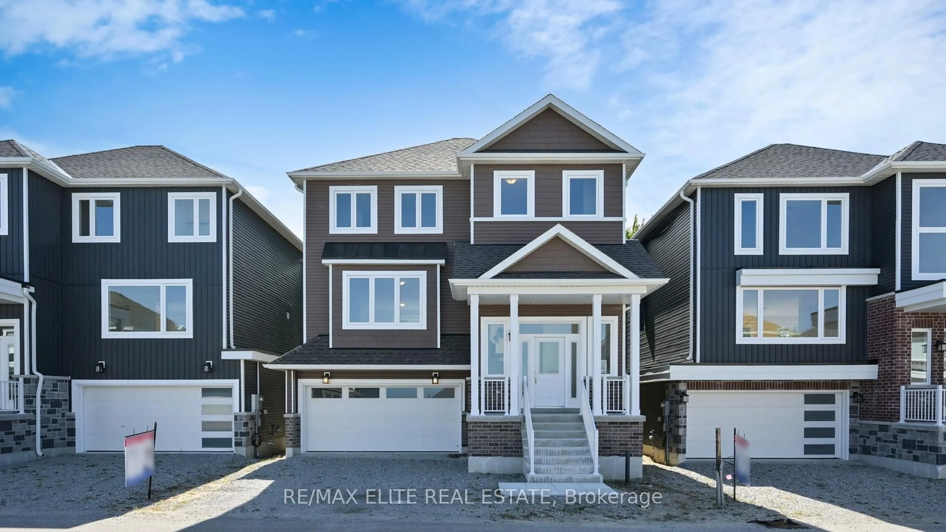 Home with vinyl exterior material, street for lot 16 Hampton Lane, Barrie Ontario L4N 0J6
