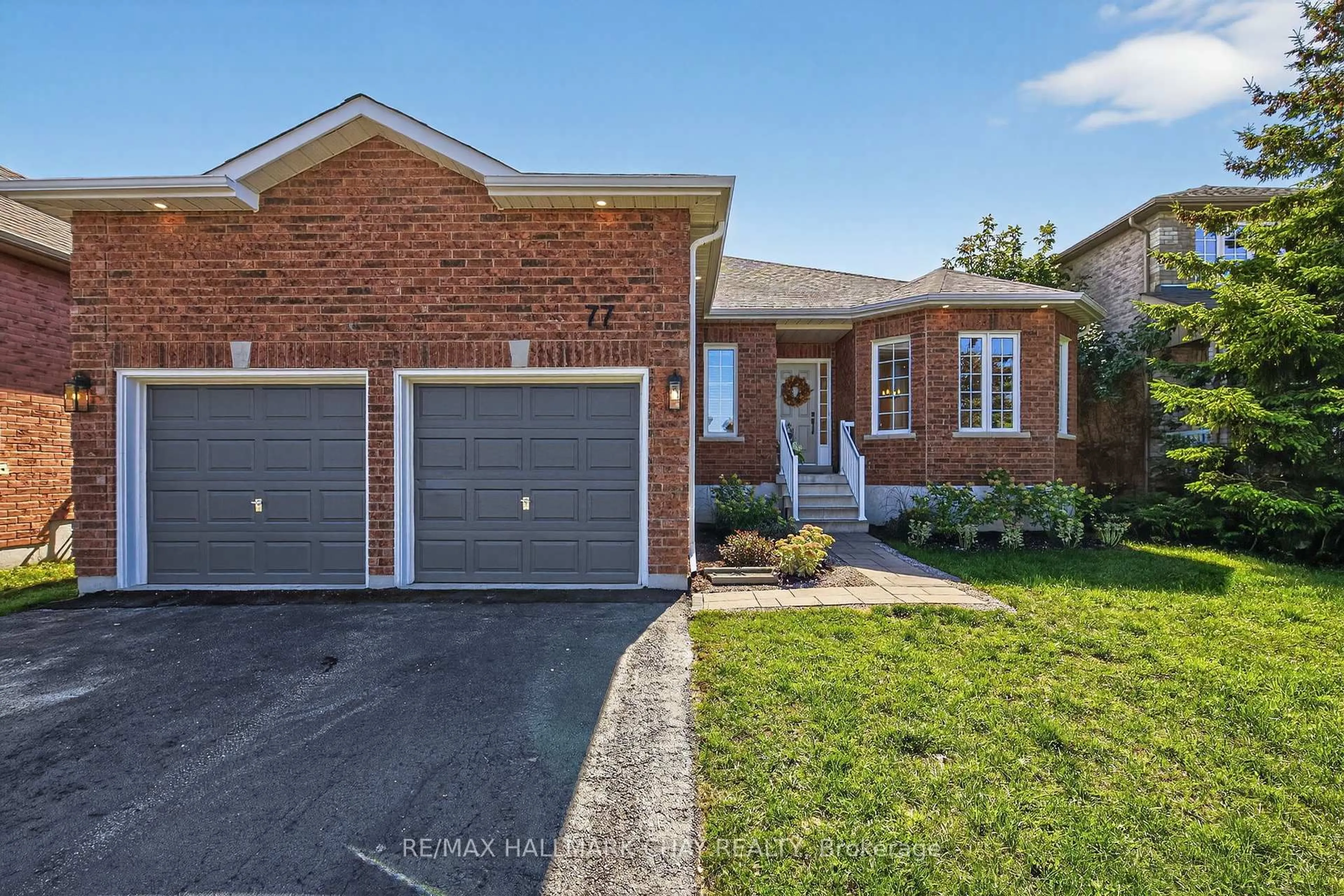 Home with brick exterior material, street for 77 Jessica Dr, Barrie Ontario L4N 5Y9