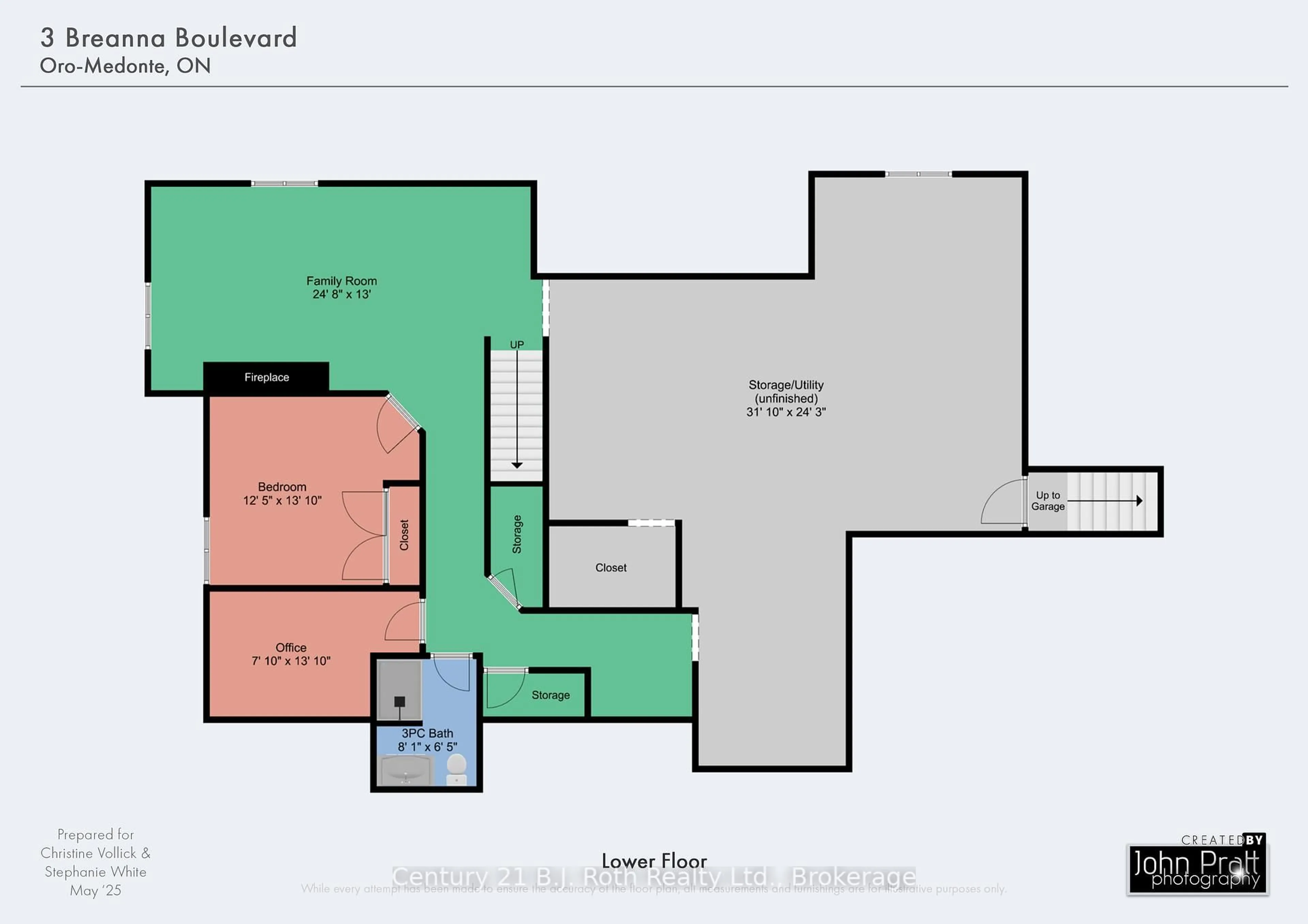 Floor plan for 3 Breanna Blvd, Oro-Medonte Ontario L3V 0J9