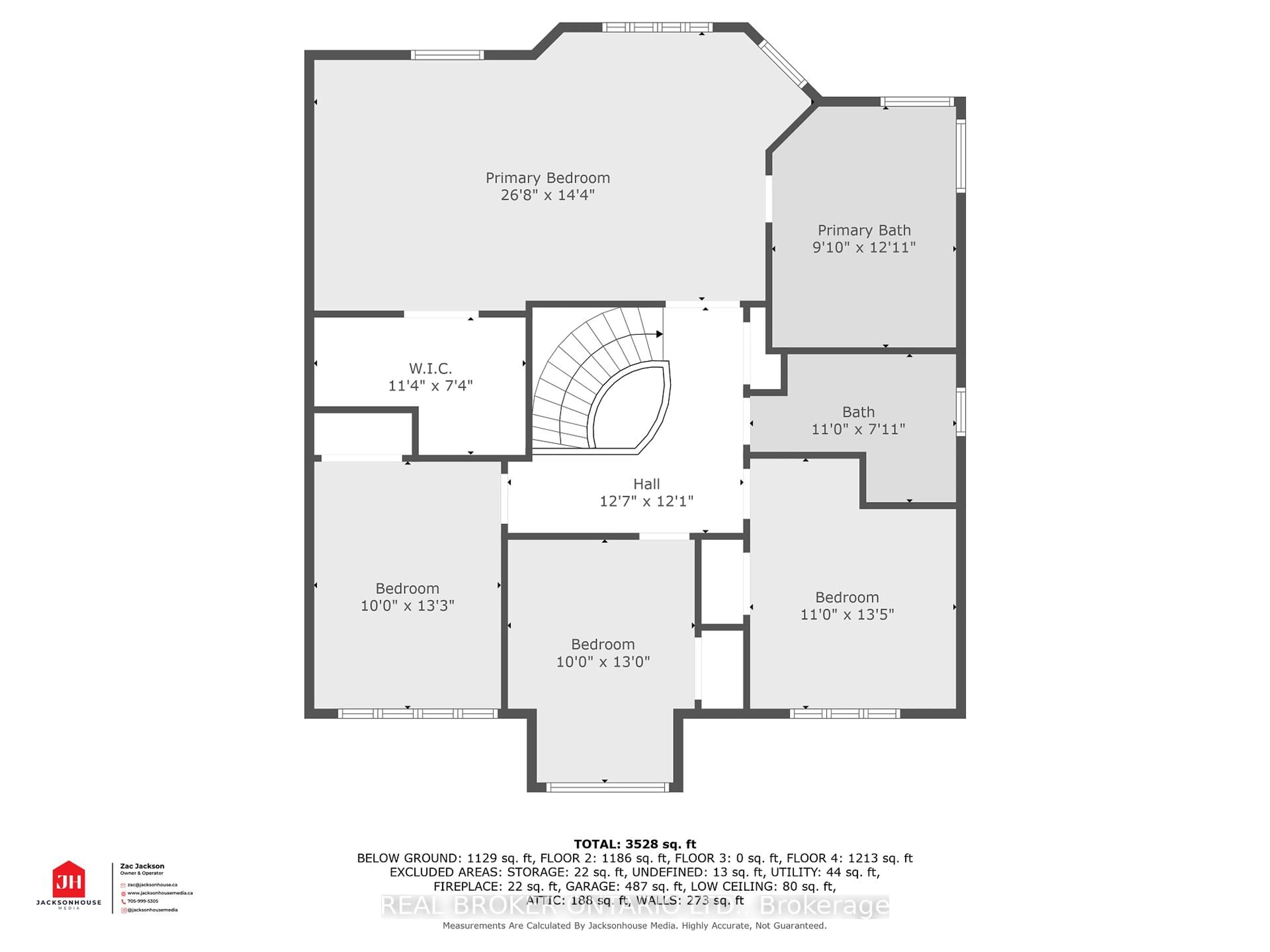 Floor plan for 43 Crimson Ridge Rd, Barrie Ontario L4N 9S1