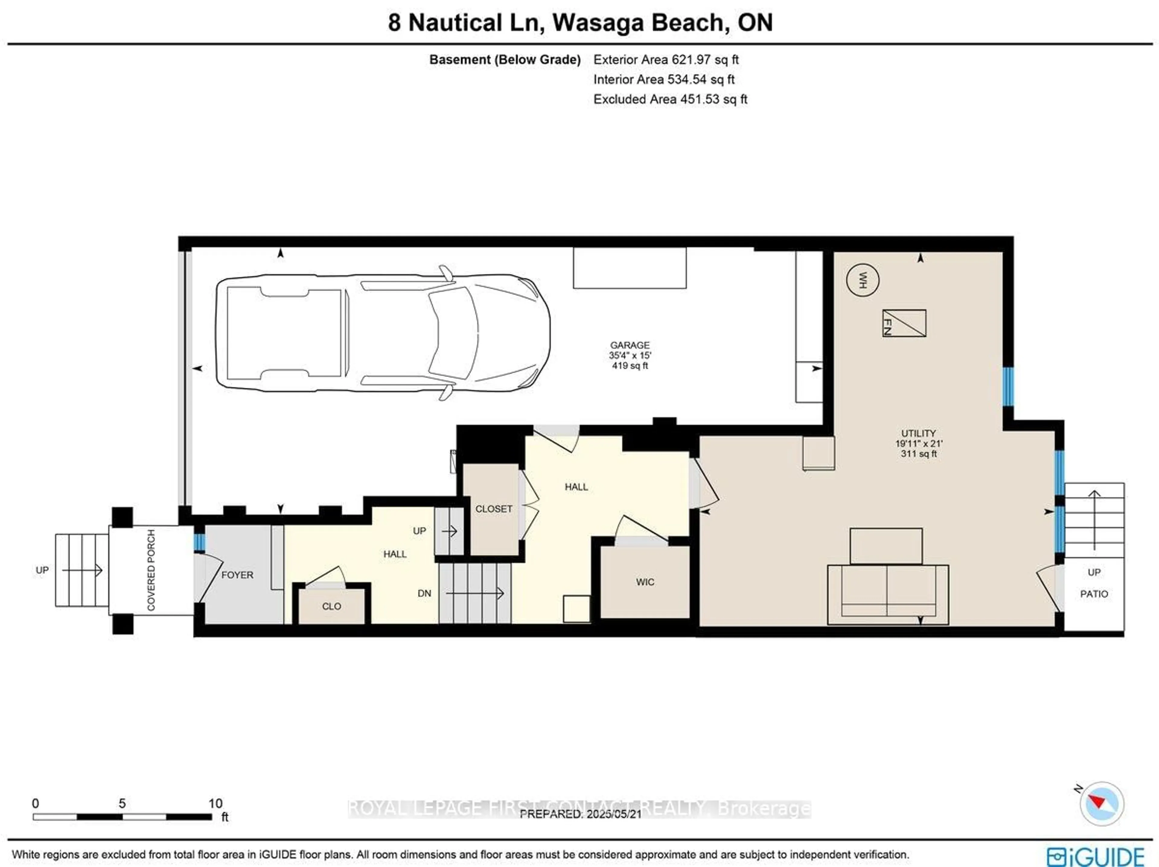Floor plan for 8 Nautical Lane, Wasaga Beach Ontario L9Z 0G1