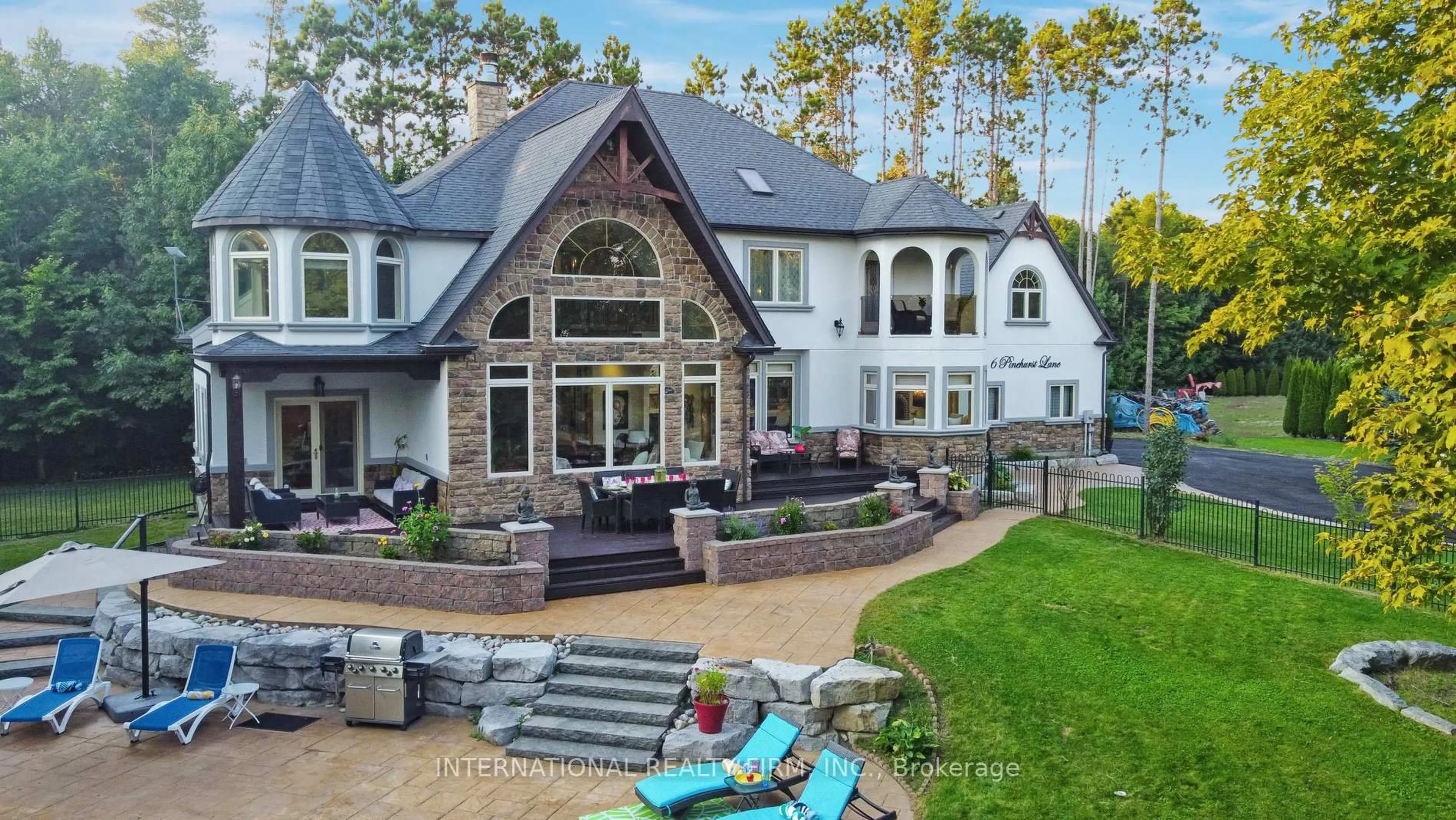 Home with brick exterior material, mountain view for 6 Pinehurst Lane, Springwater Ontario L9X 0C7