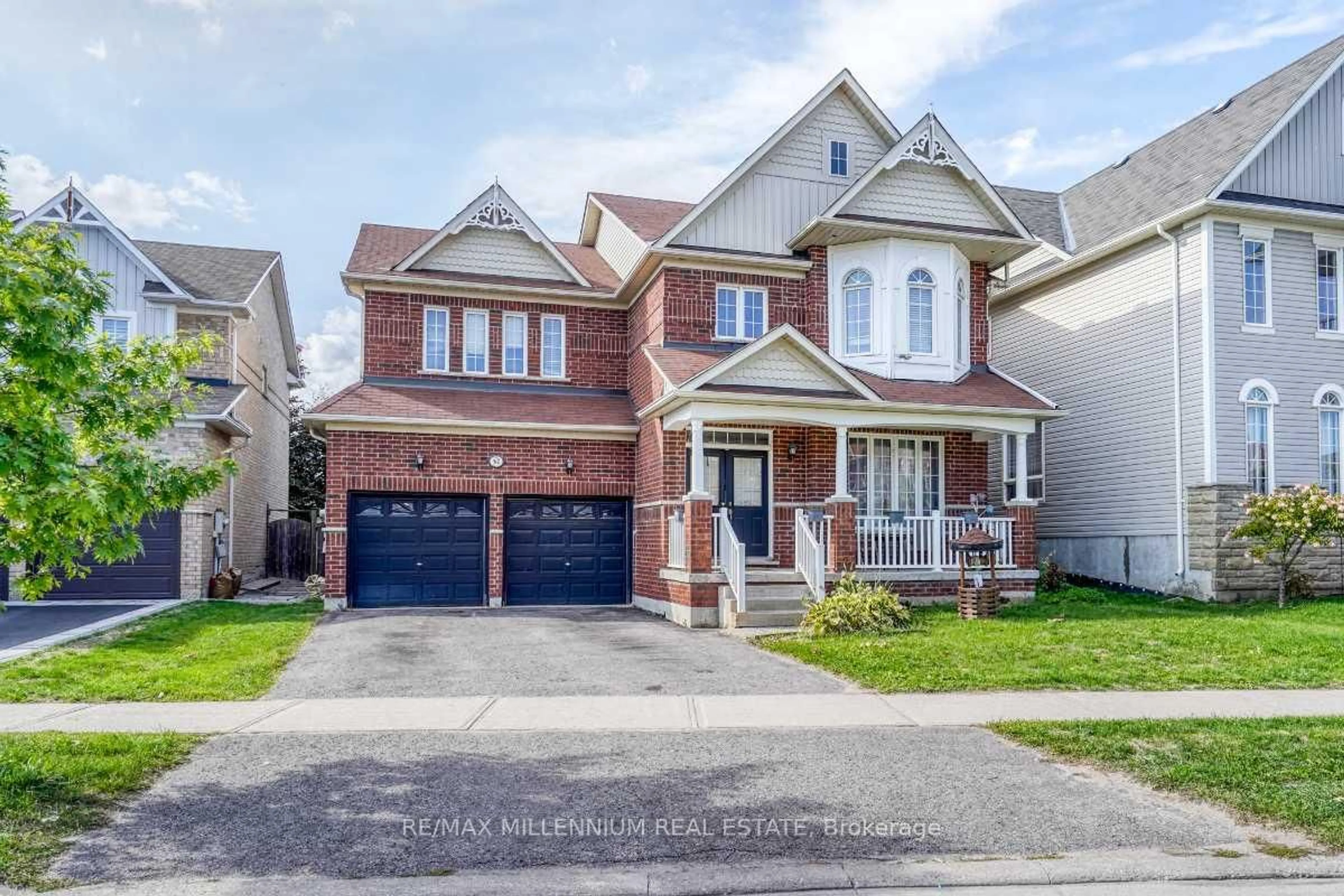 Home with brick exterior material, street for 52 The Queens Way, Barrie Ontario L4M 7J3