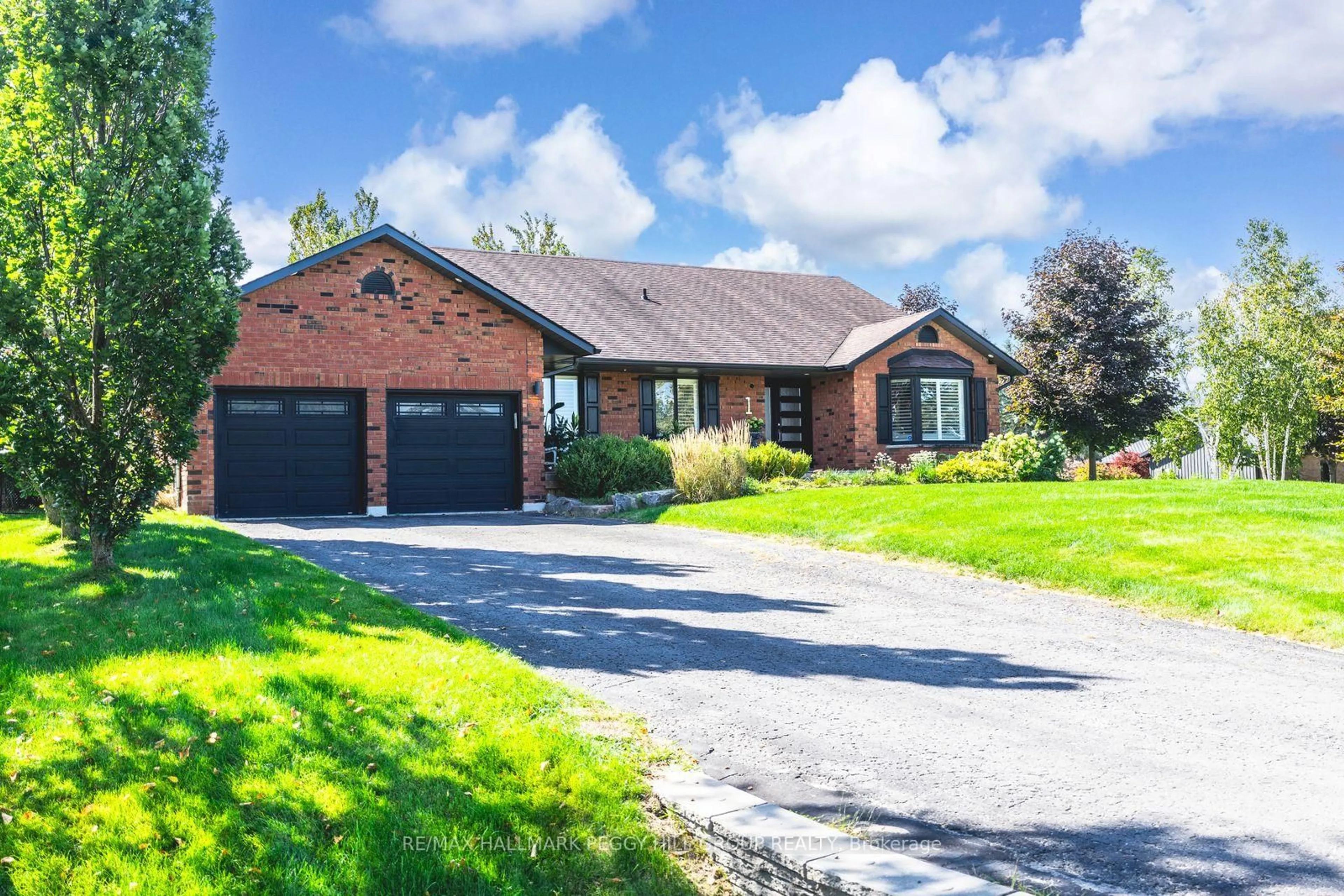 Home with brick exterior material, street for 1 Lilac Lane, Springwater Ontario L9X 0N4