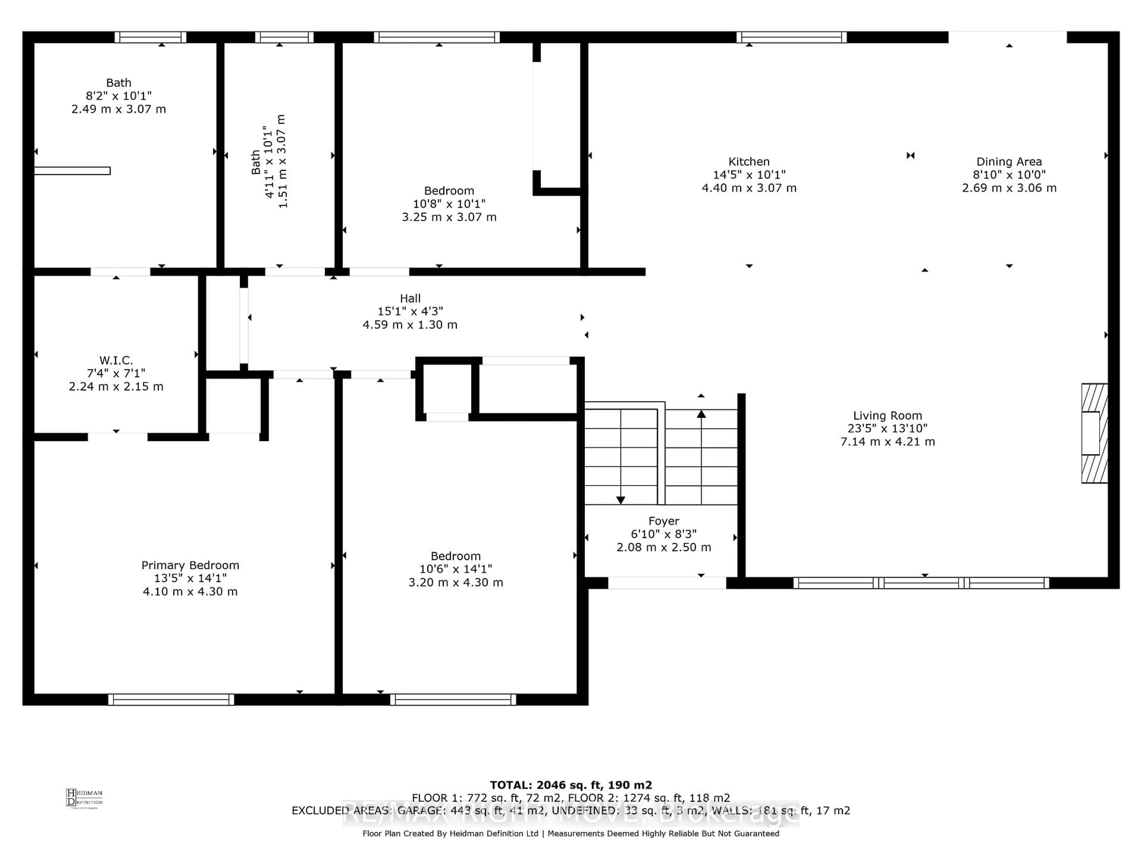 Floor plan for 16 Greenfield Ave, Barrie Ontario L4N 2V8