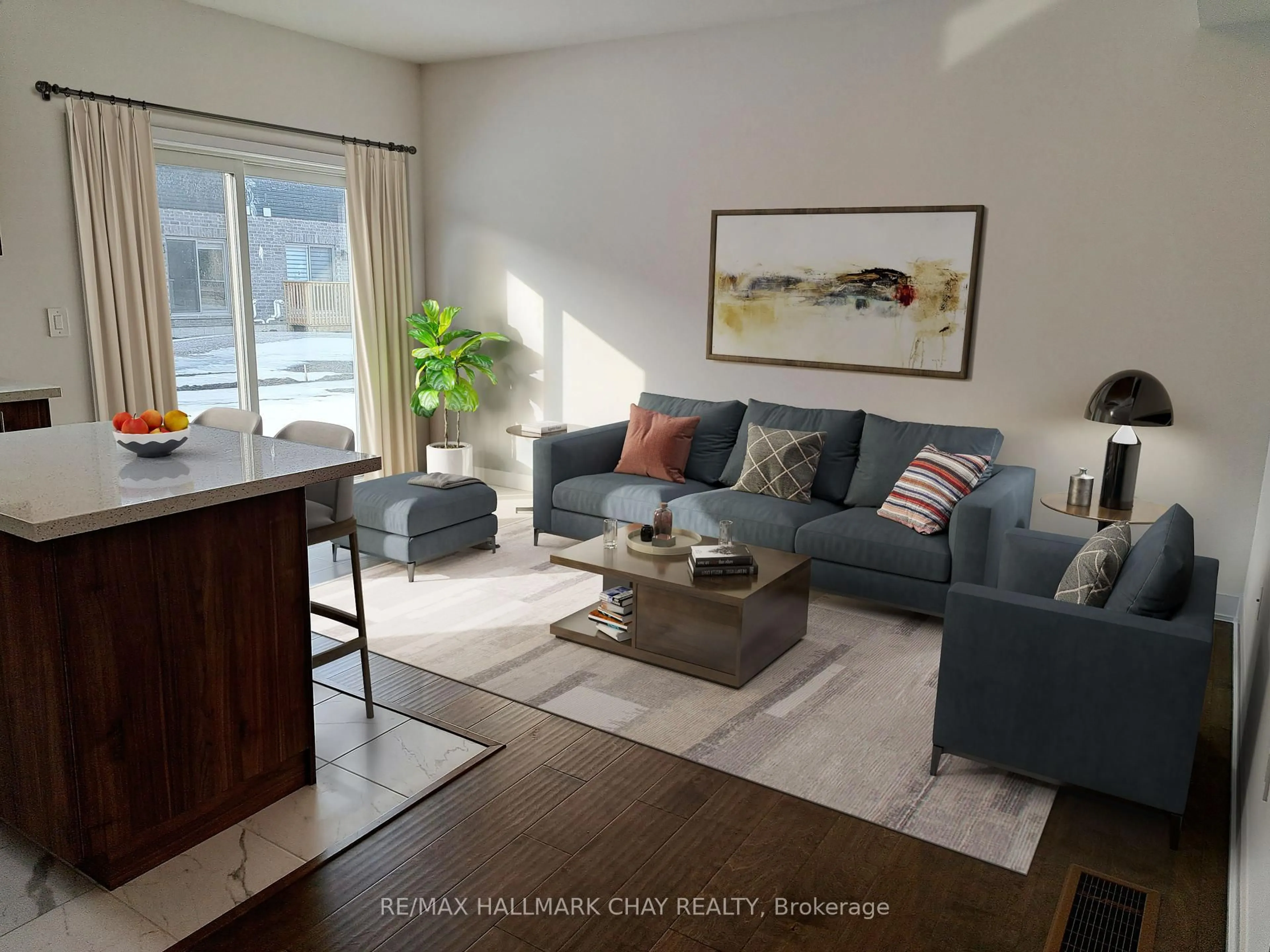 Living room with furniture, unknown for 37 Turnberry Lane, Barrie Ontario L9J 0M8