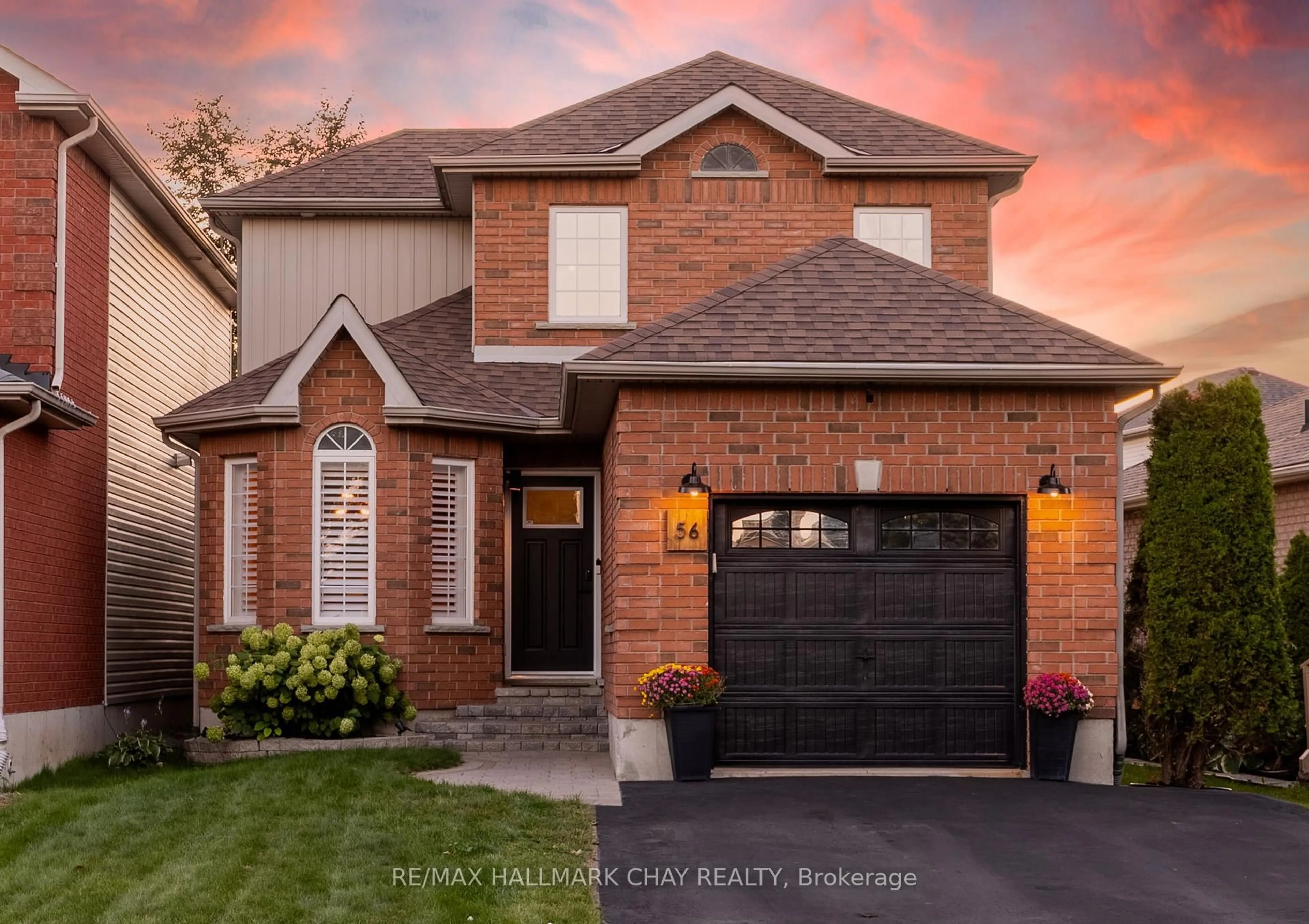 Home with brick exterior material, street for 56 Julia Cres, Orillia Ontario L3V 7X4